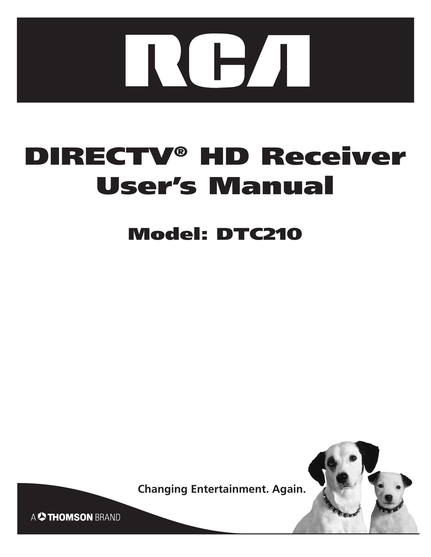 RCA DTC210 TV Receiver User Manual