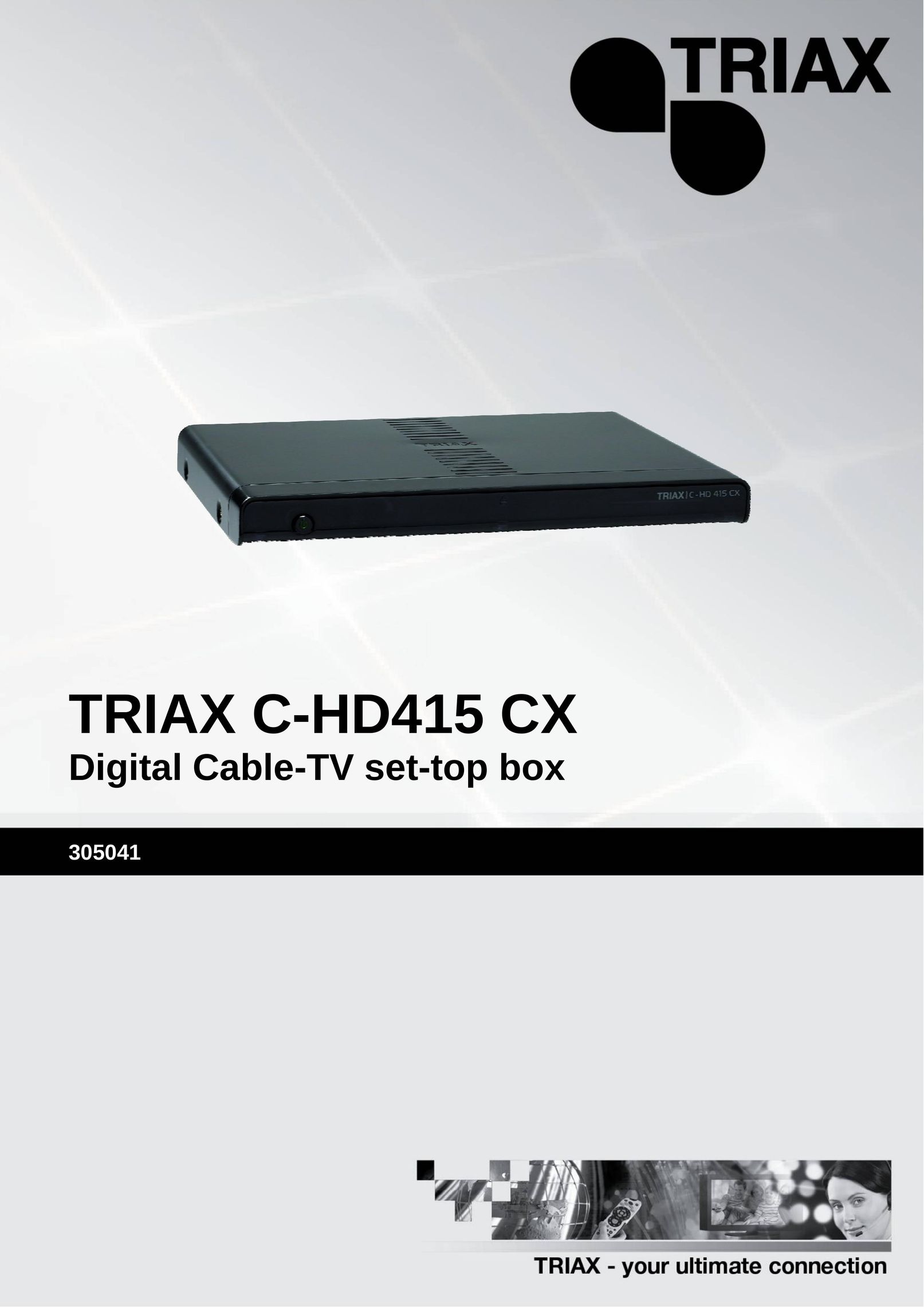 Triax C-HD415 CX TV Receiver User Manual