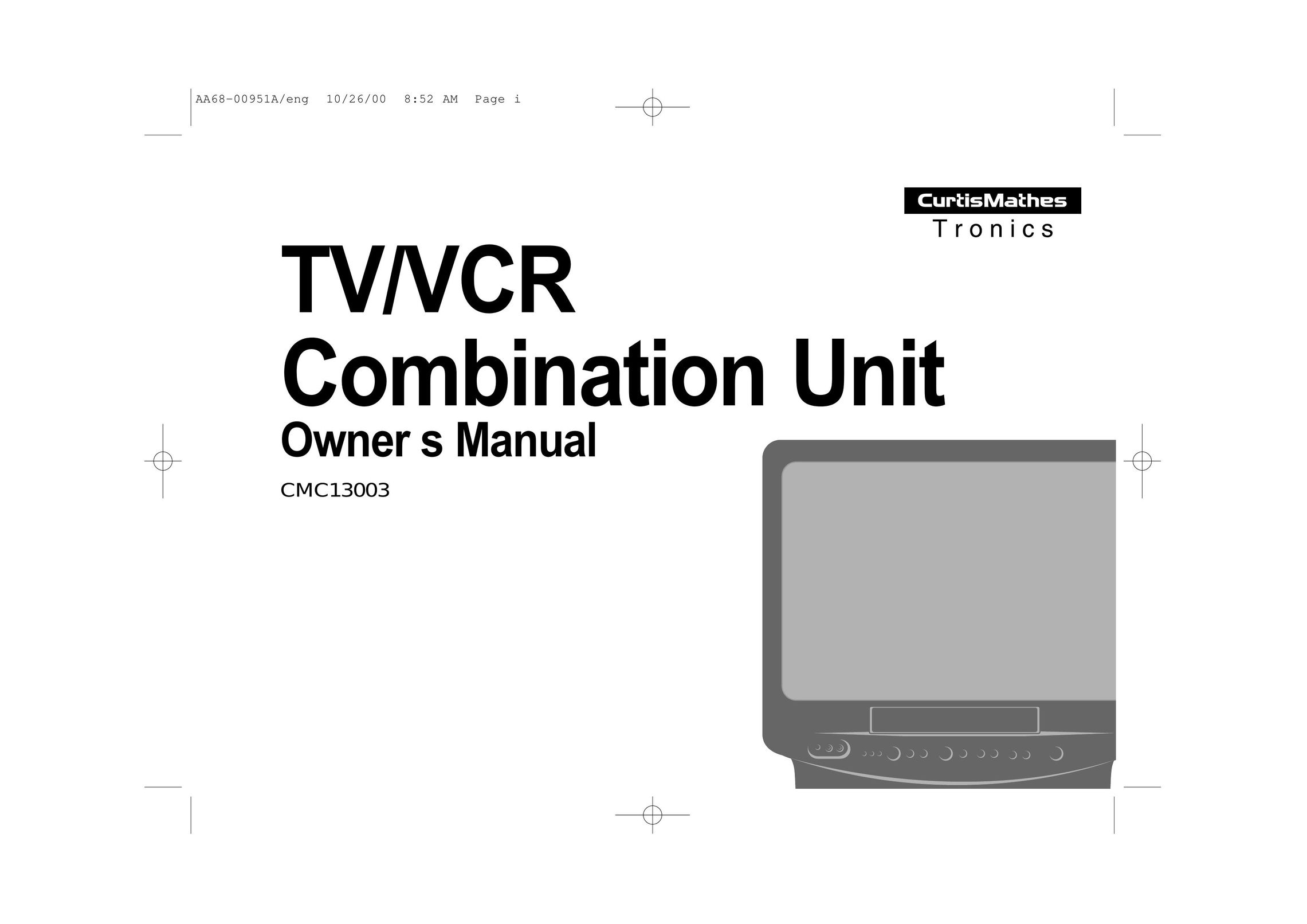 Curtis Mathes CMC13003 TV VCR Combo User Manual