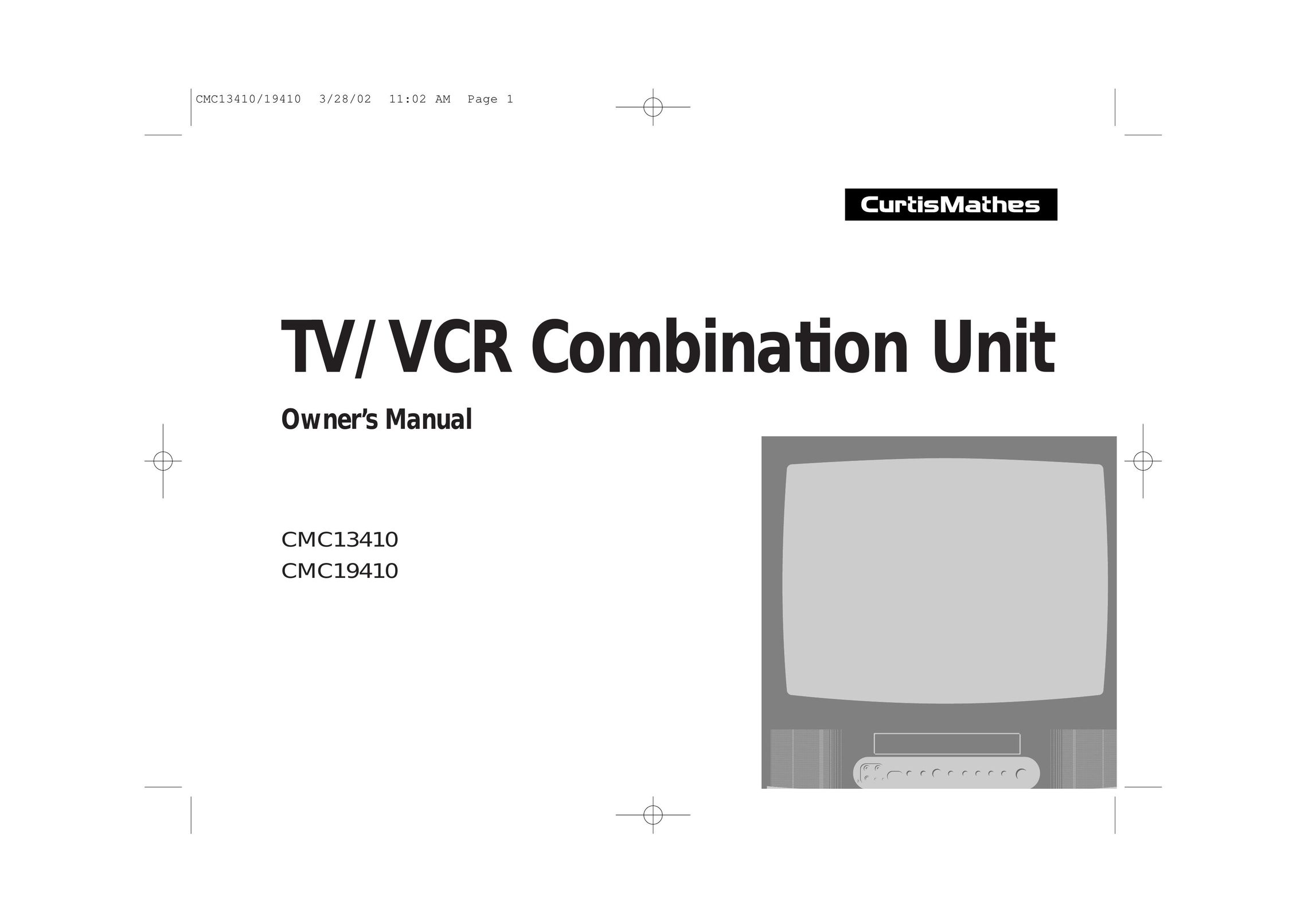 Curtis Mathes CMC19410 TV VCR Combo User Manual