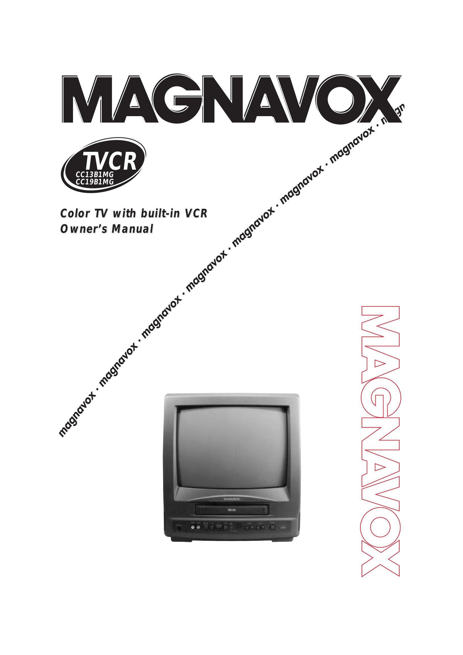 Magnavox TVCRCC13B1MG TV VCR Combo User Manual