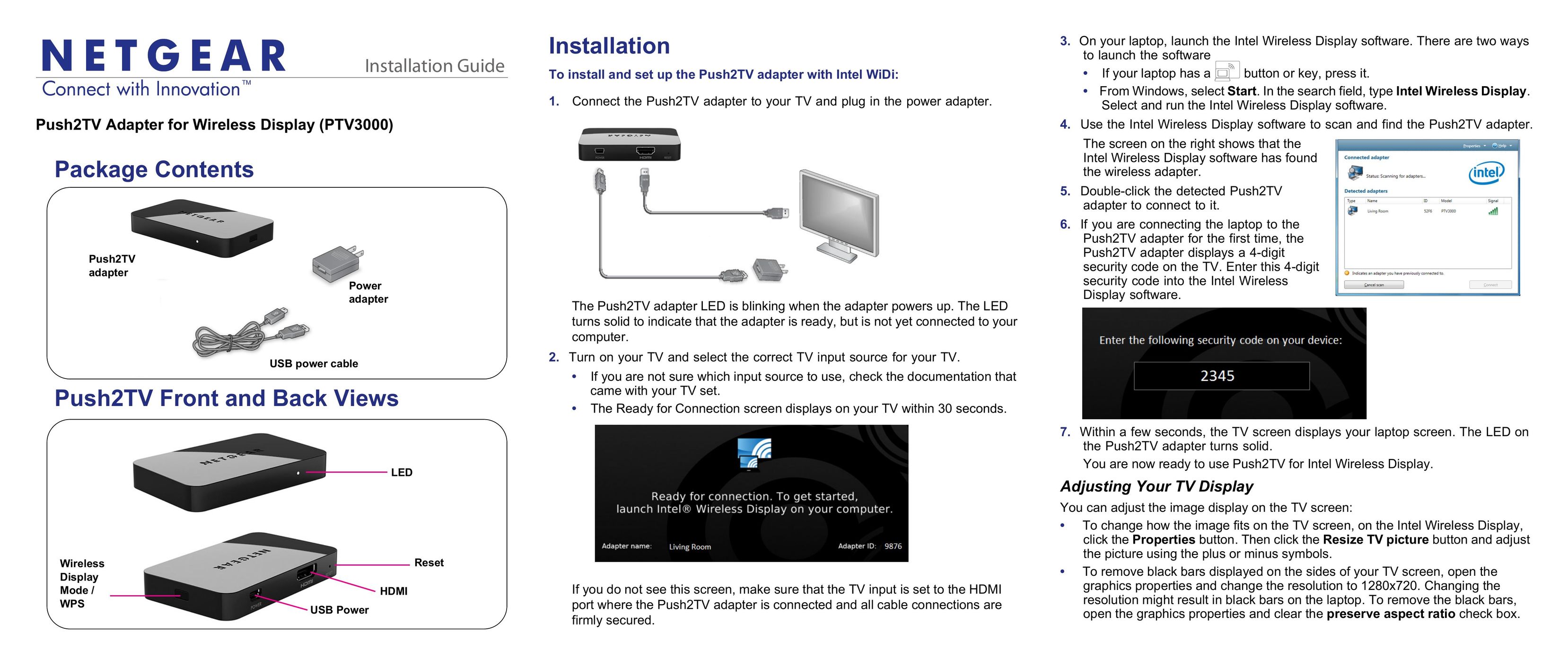 NETGEAR PTV3000-100NAS TV Video Accessories User Manual