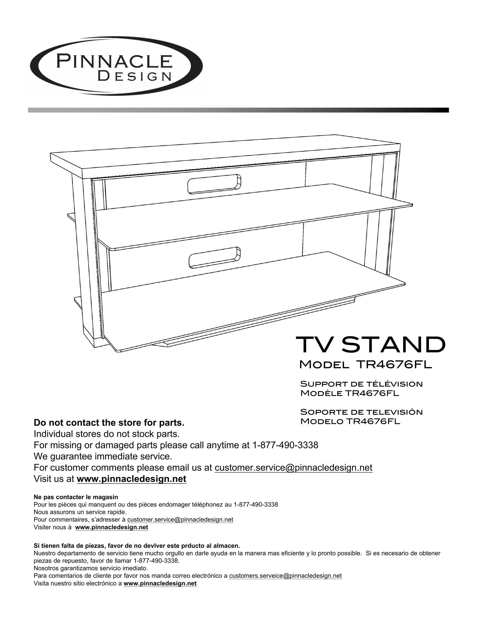 Pinnacle Design TR4676FL TV Video Accessories User Manual