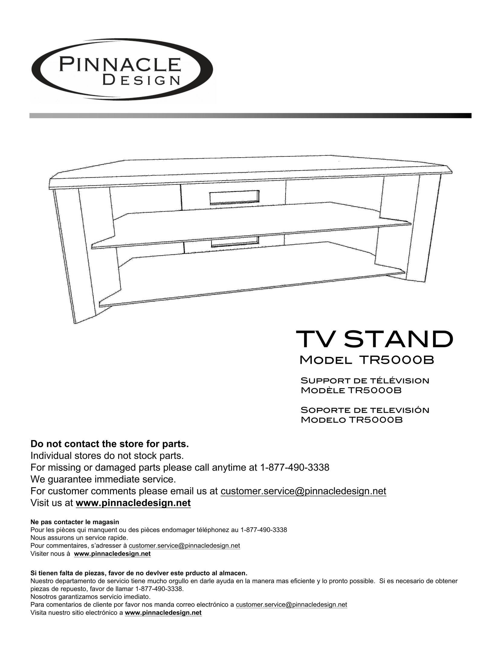 Pinnacle Design TR5000B TV Video Accessories User Manual