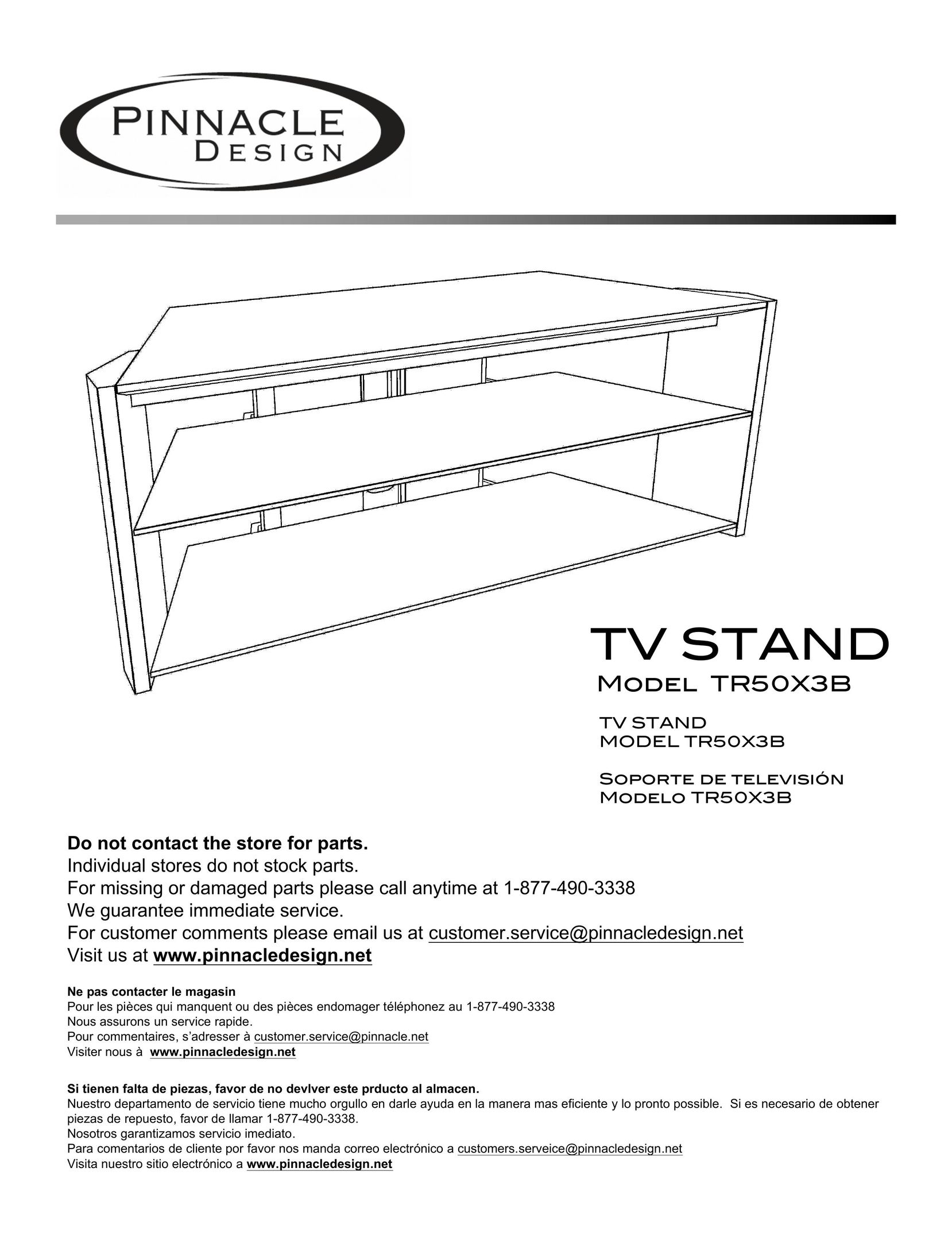 Pinnacle Design TR50X3B TV Video Accessories User Manual