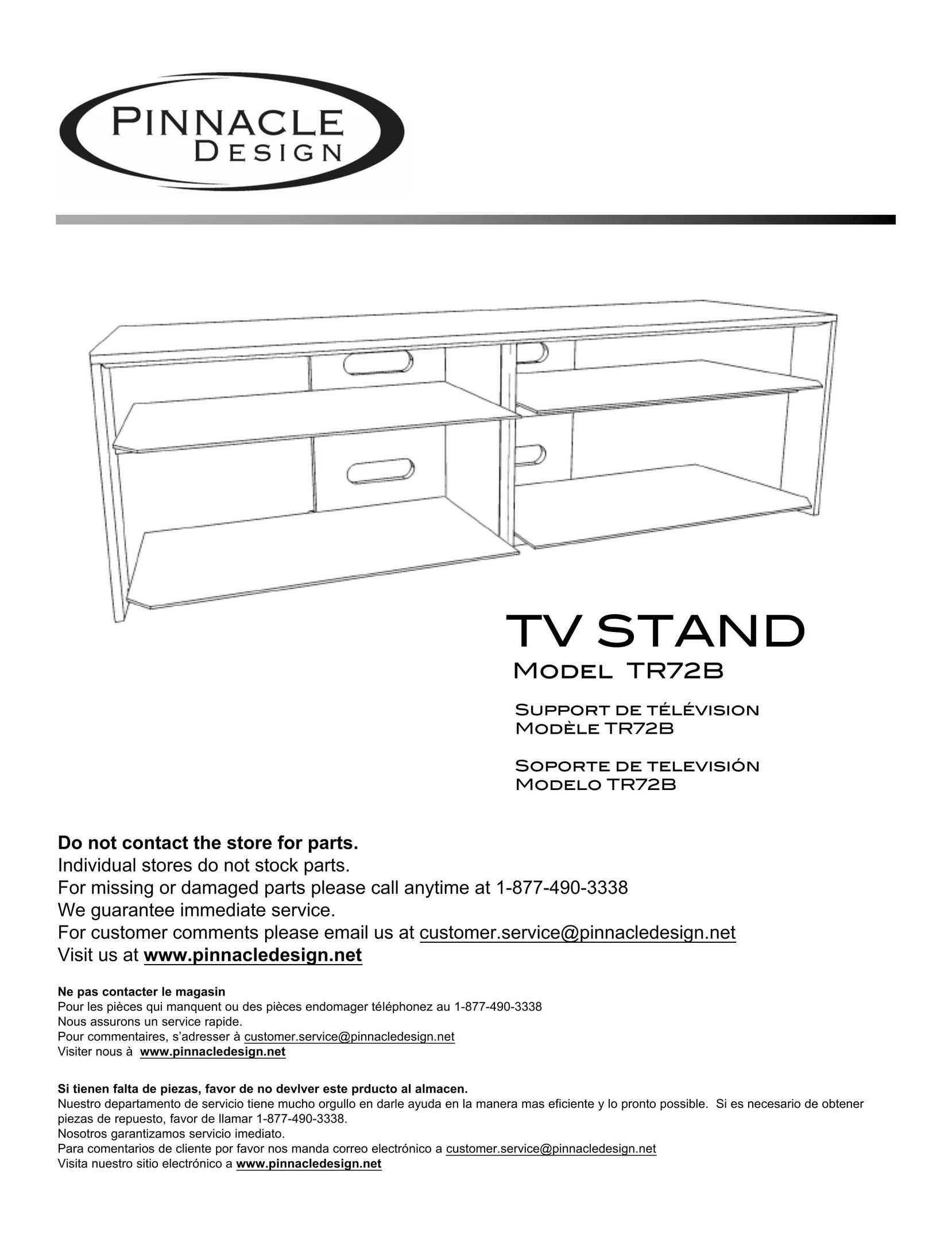 Pinnacle Design TR72B TV Video Accessories User Manual