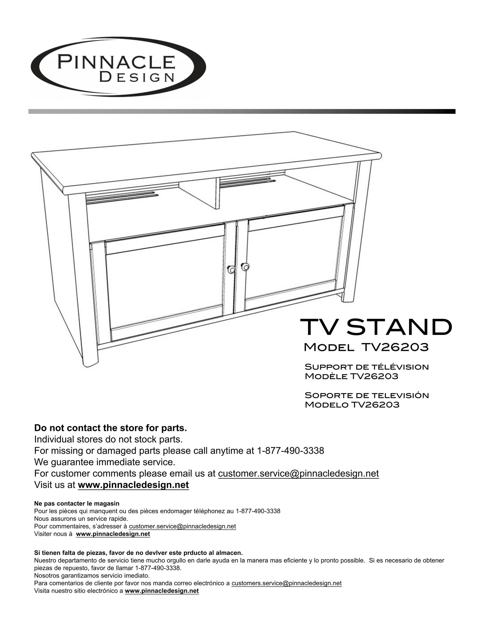 Pinnacle Design TV26203 TV Video Accessories User Manual