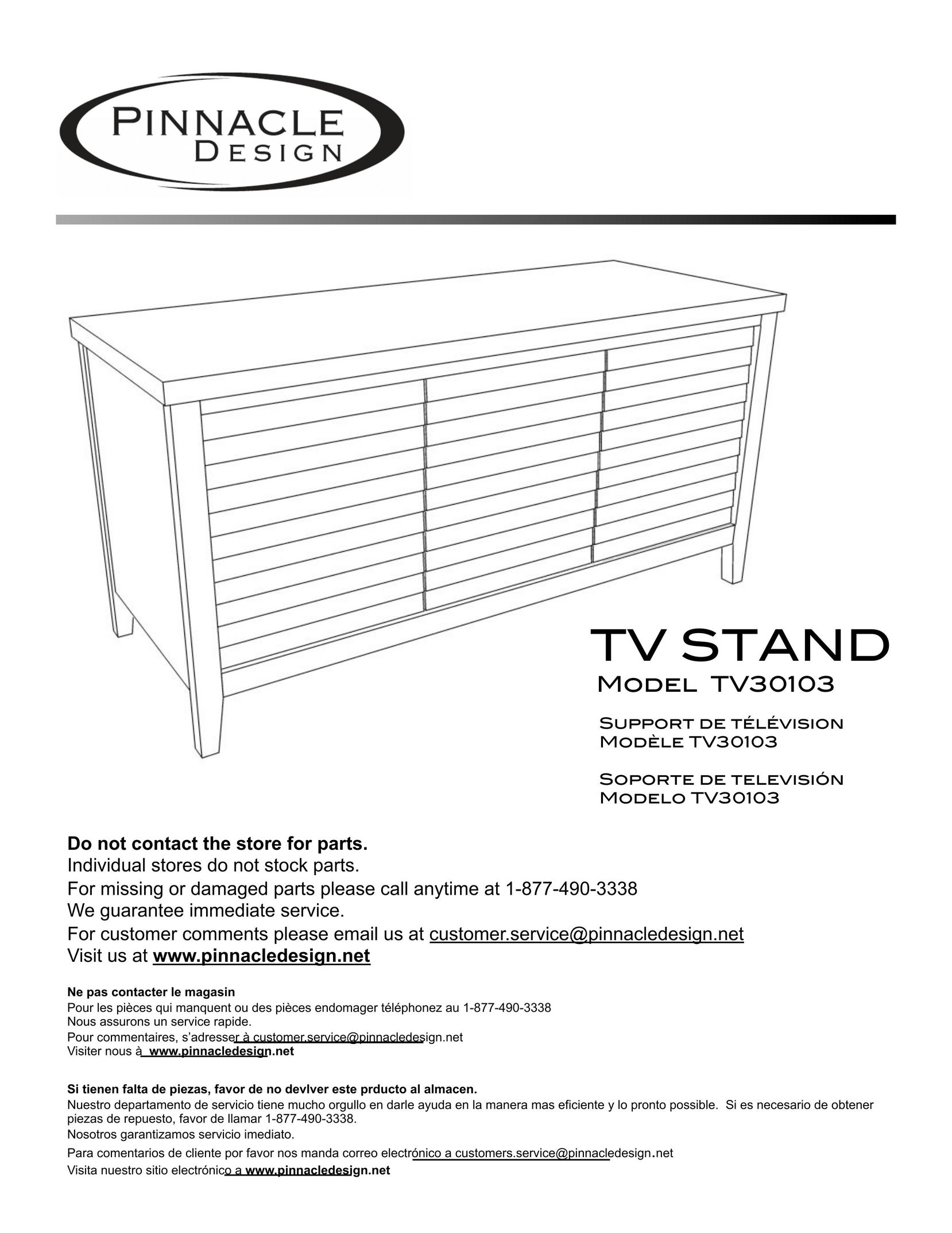 Pinnacle Design TV30103 TV Video Accessories User Manual