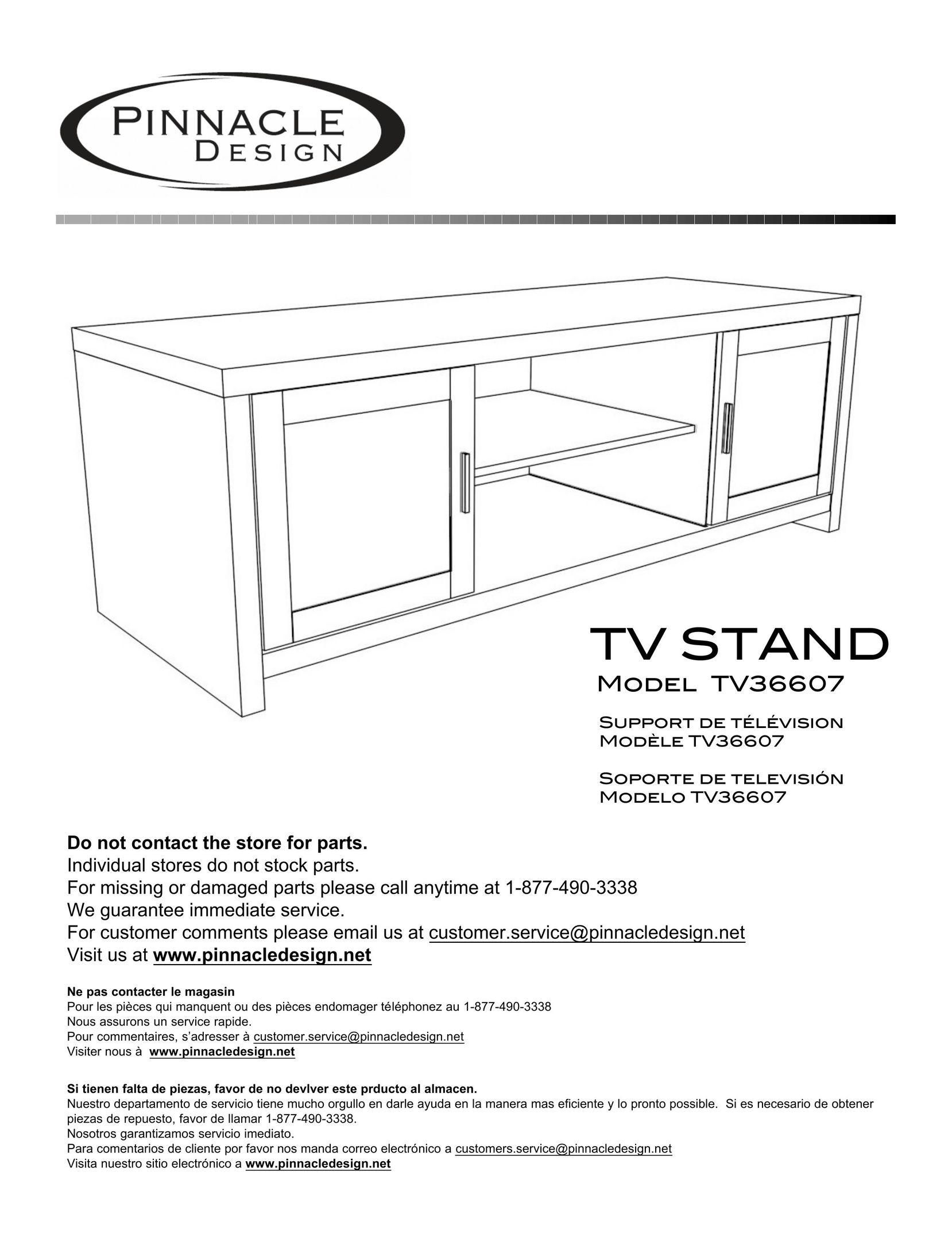 Pinnacle Design TV36607 TV Video Accessories User Manual