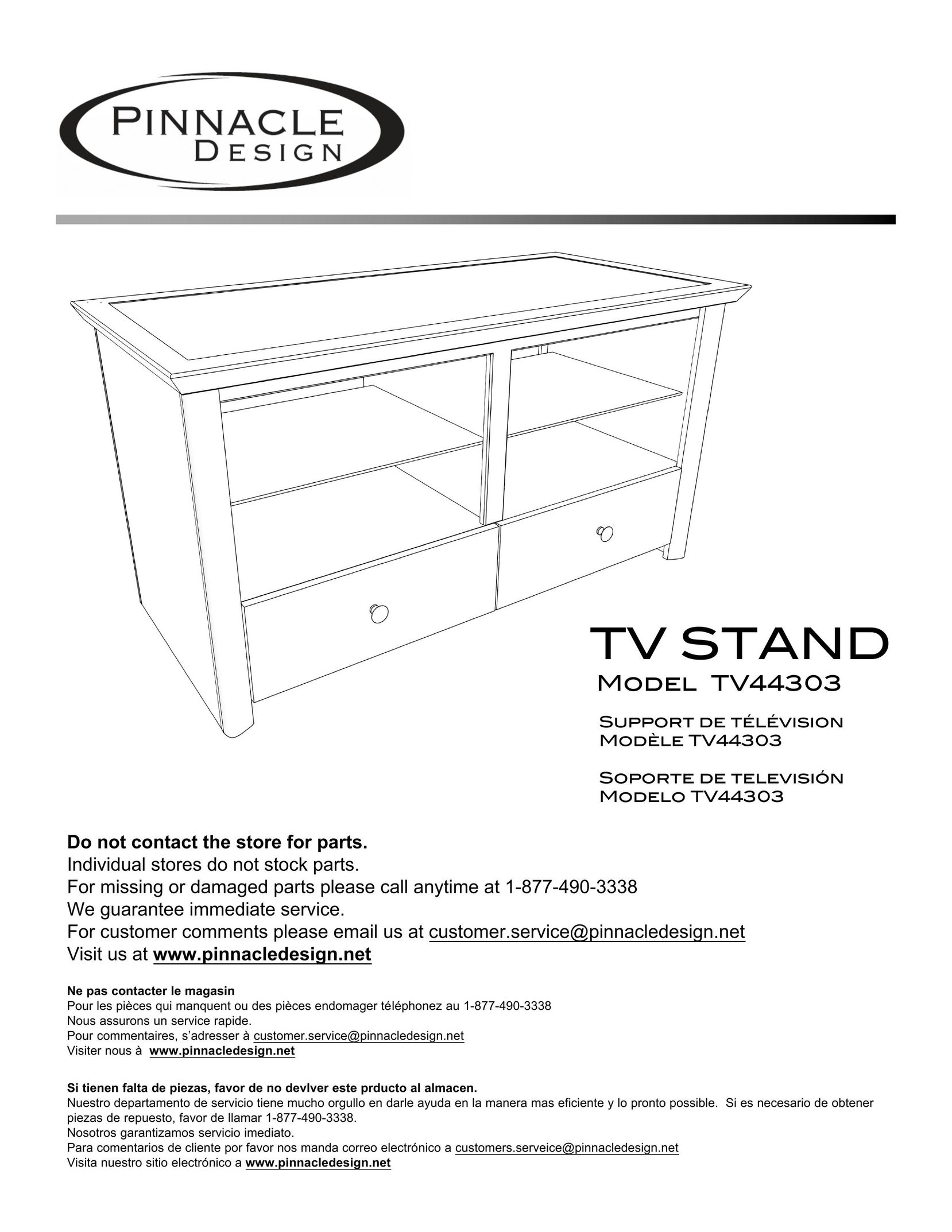 Pinnacle Design TV44303 TV Video Accessories User Manual