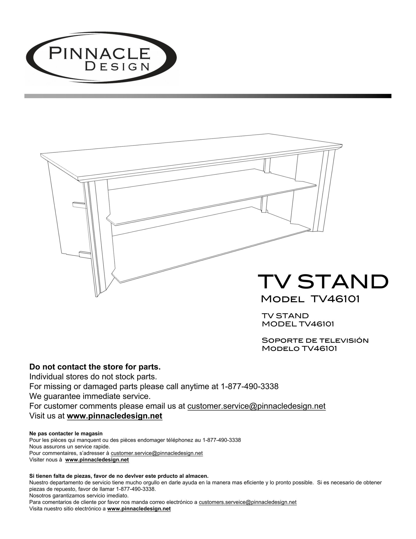 Pinnacle Design TV46101 TV Video Accessories User Manual