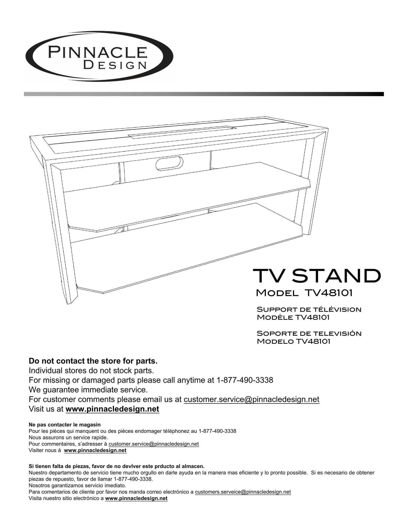 Pinnacle Design TV48101 TV Video Accessories User Manual