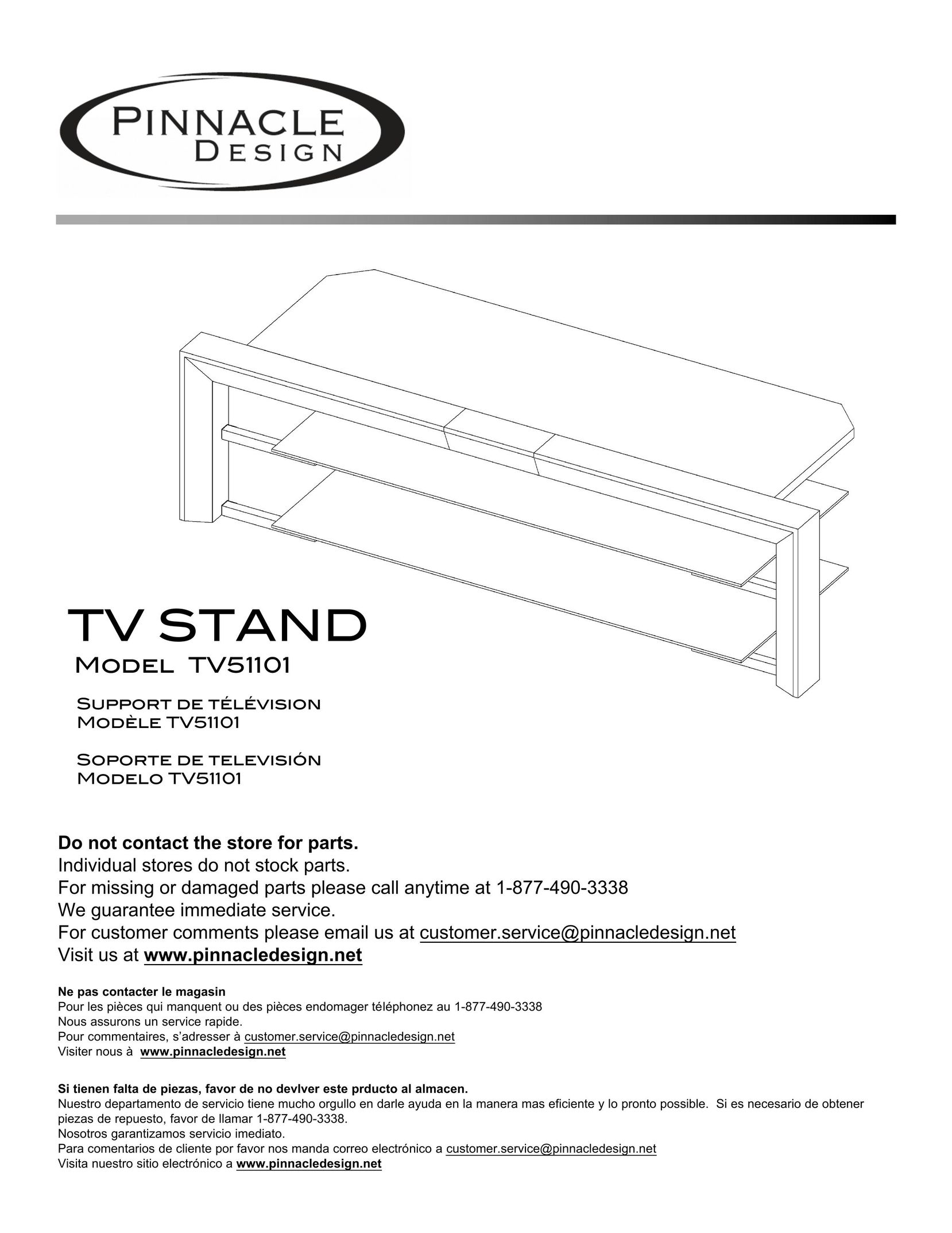 Pinnacle Design TV51101 TV Video Accessories User Manual