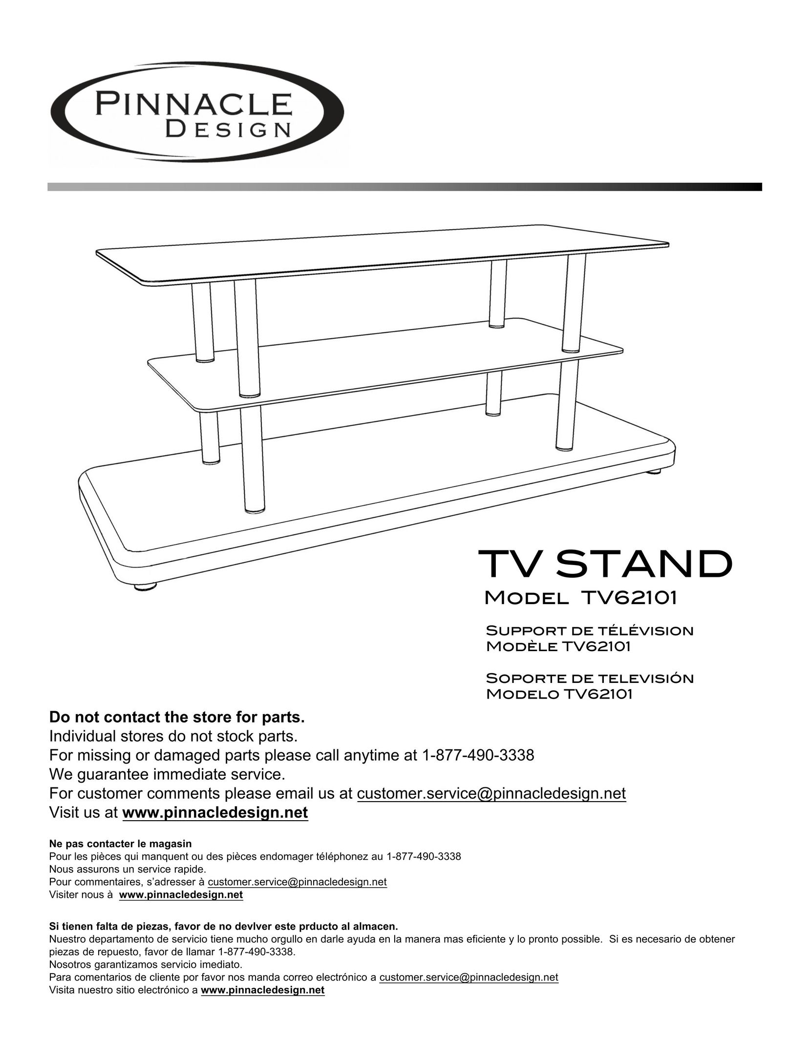 Pinnacle Design TV62101 TV Video Accessories User Manual