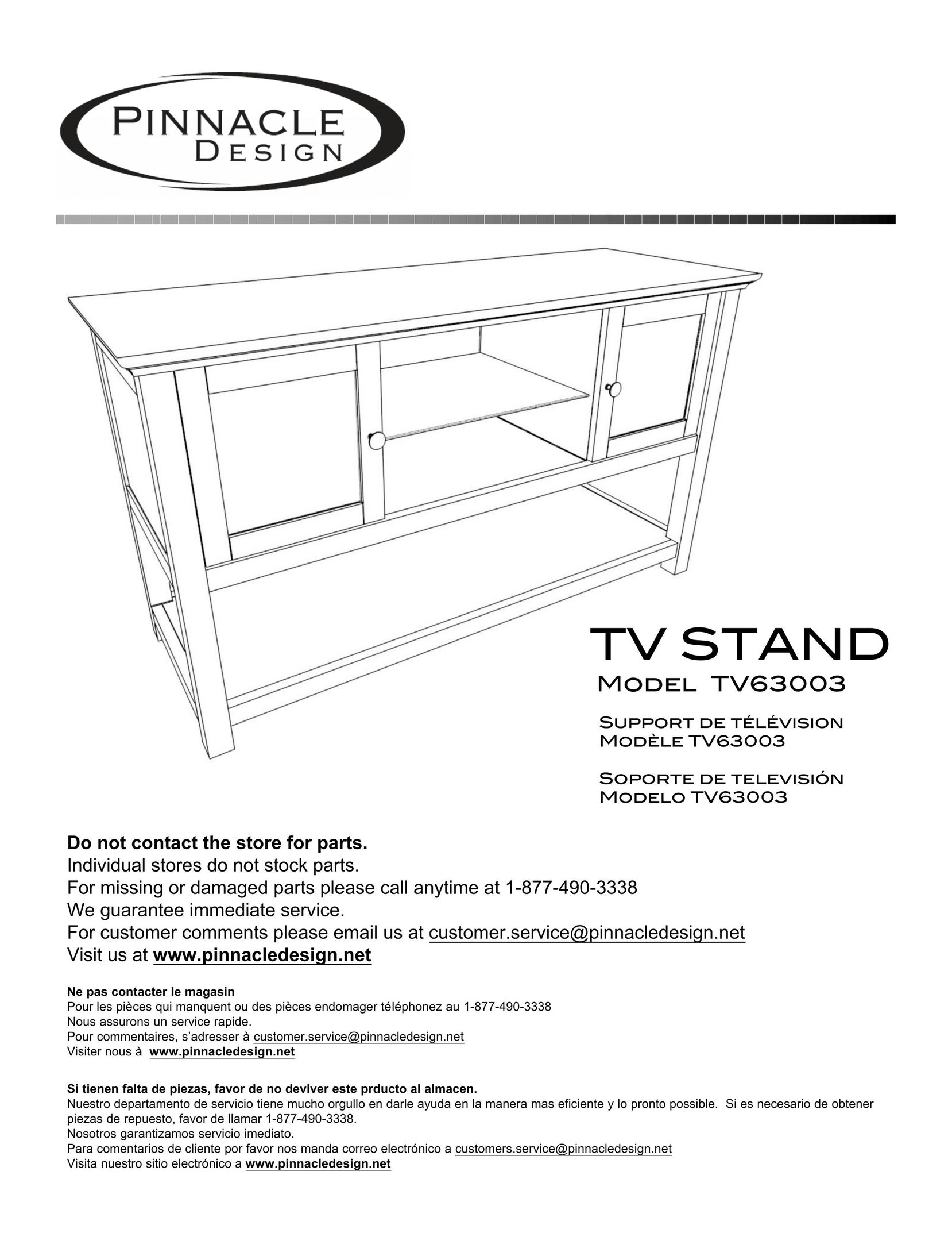 Pinnacle Design TV63003 TV Video Accessories User Manual