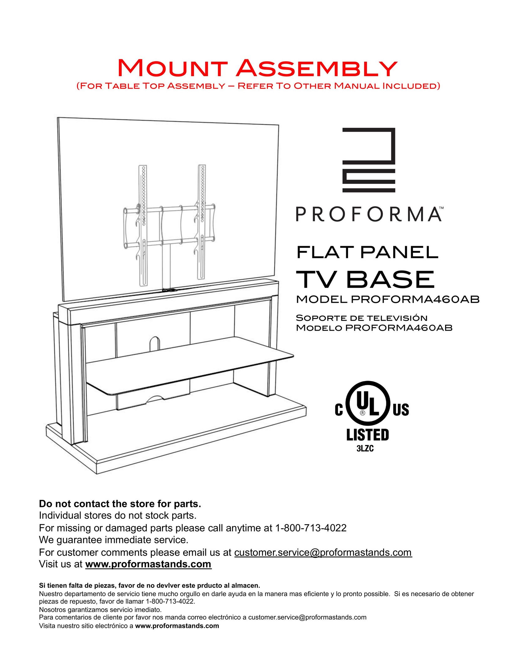 Sony PROFORMA60 TV Video Accessories User Manual