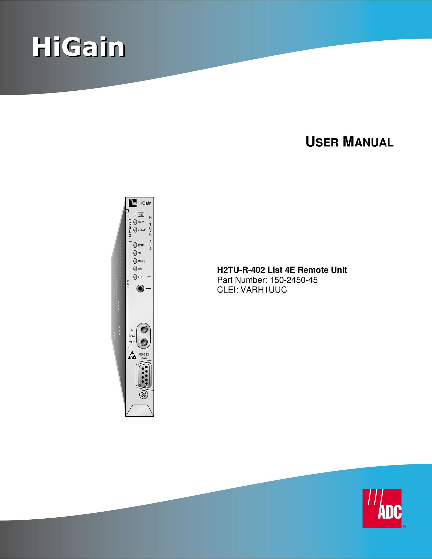 ADC Remote Universal Remote User Manual