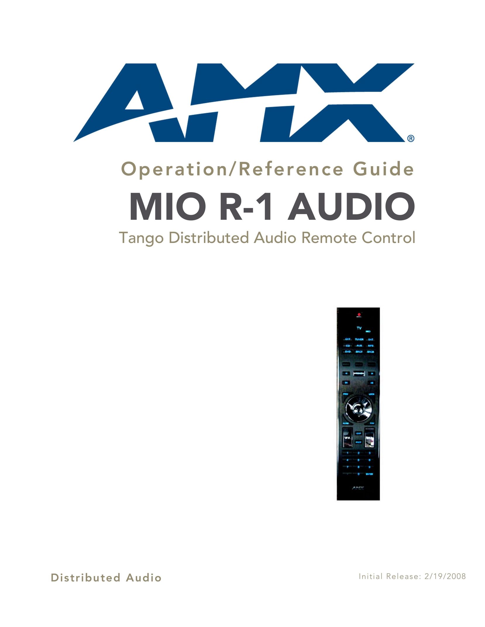 AMX FG147-04 Universal Remote User Manual