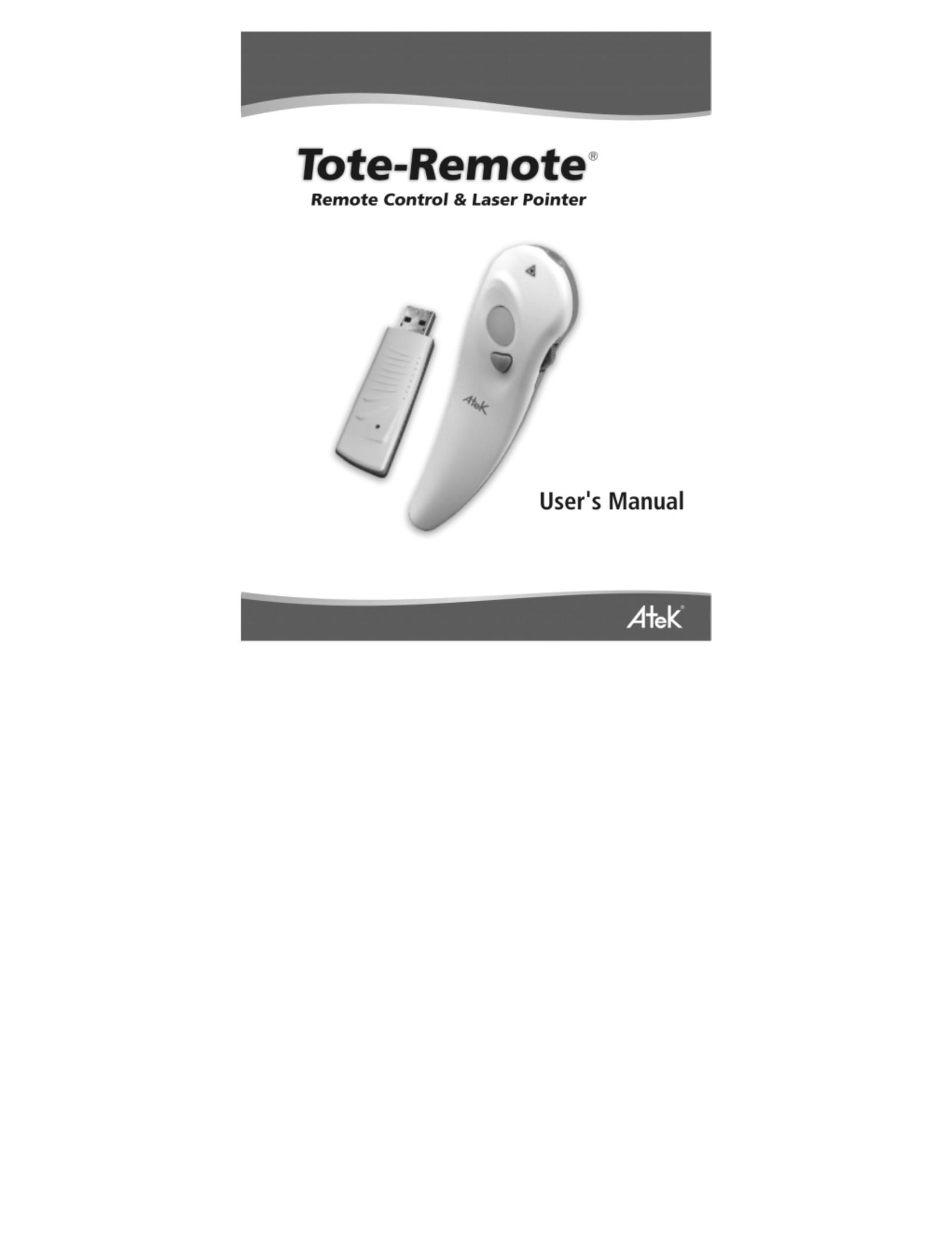 Atek electronic Tote Universal Remote User Manual