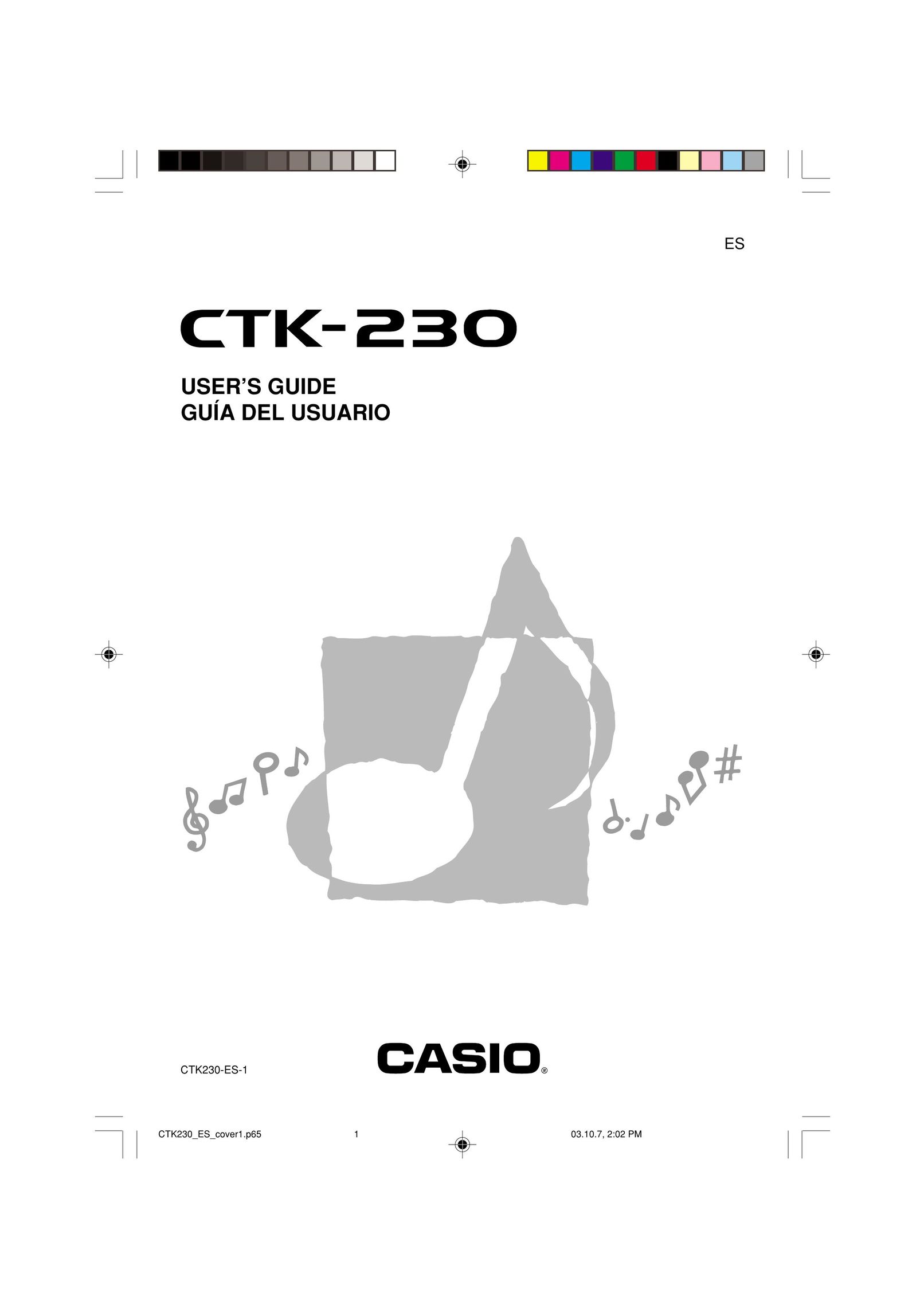 Casio CTK-230 Universal Remote User Manual