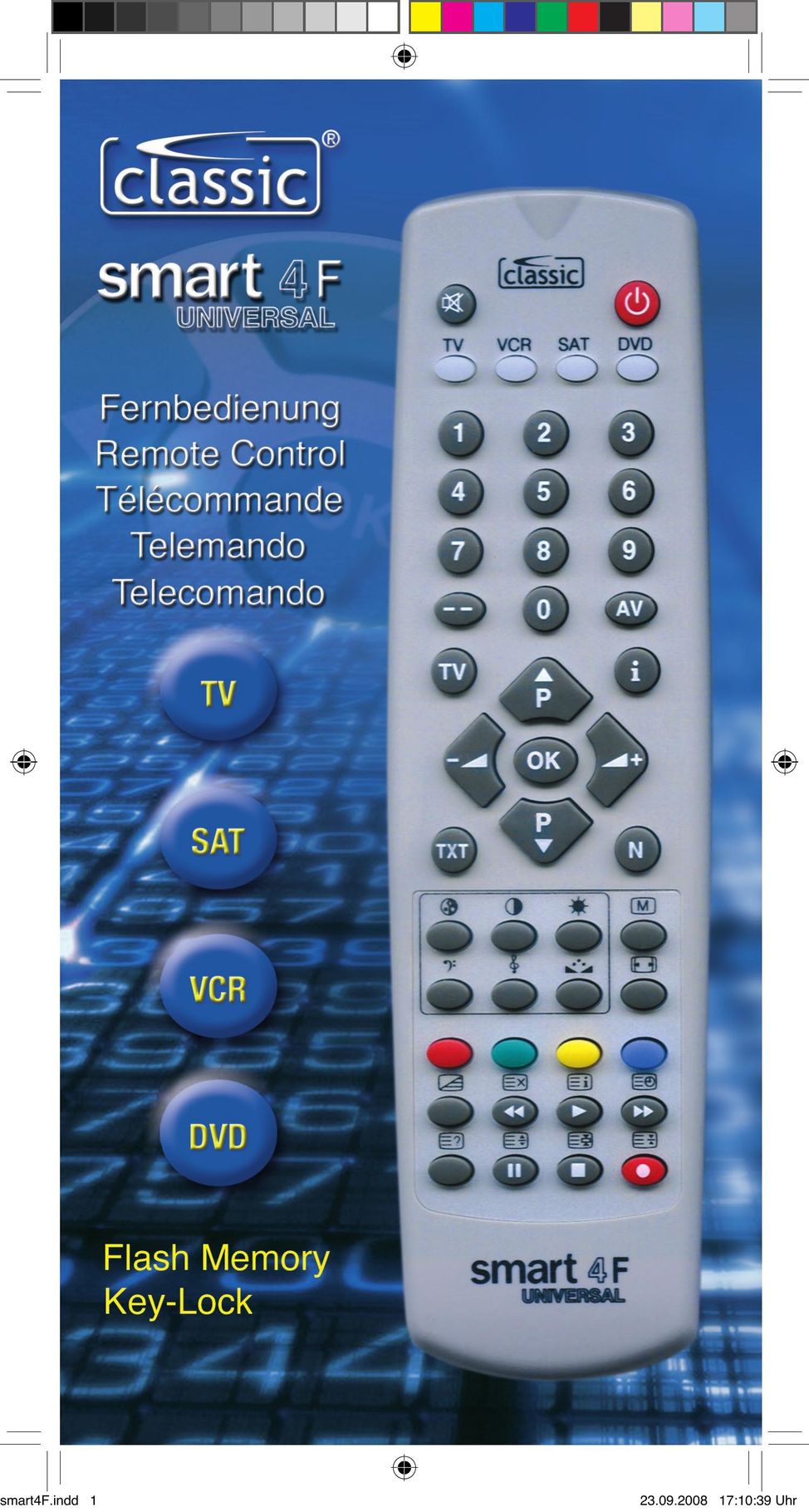 Classic Electronics Smart 4F Universal Remote User Manual