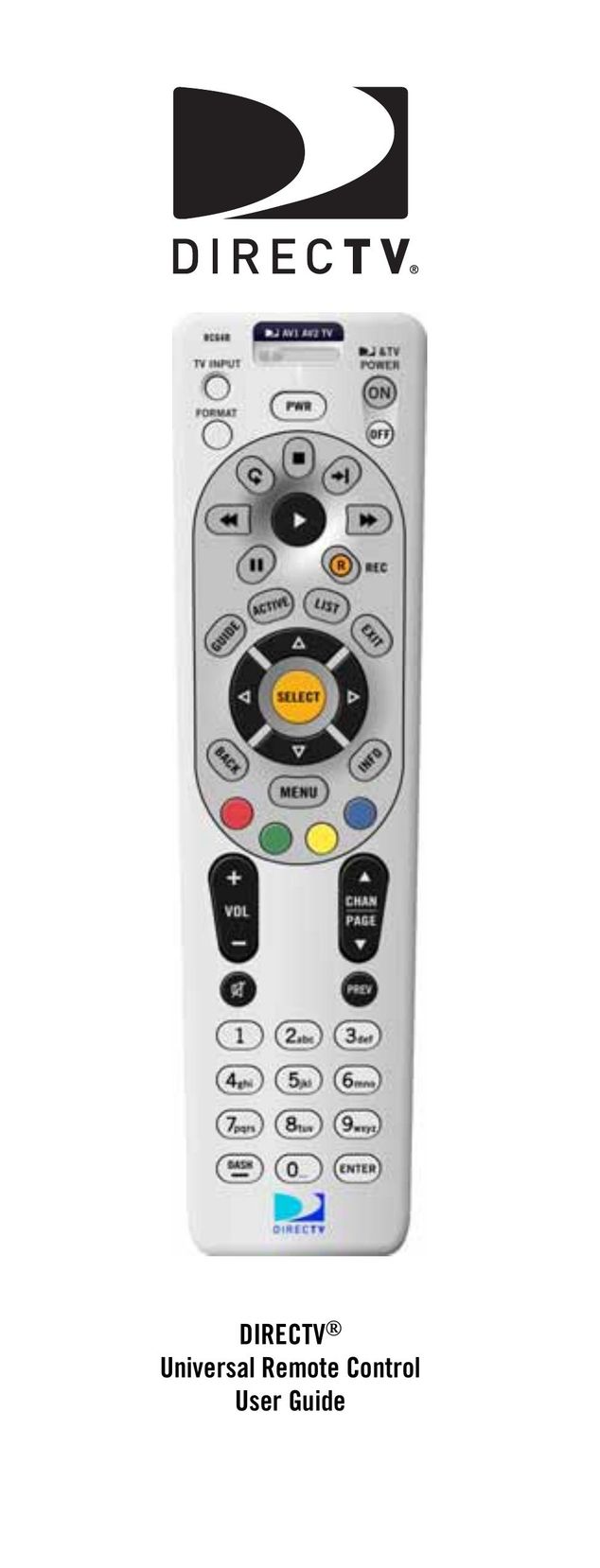 DirecTV RC64 Universal Remote User Manual