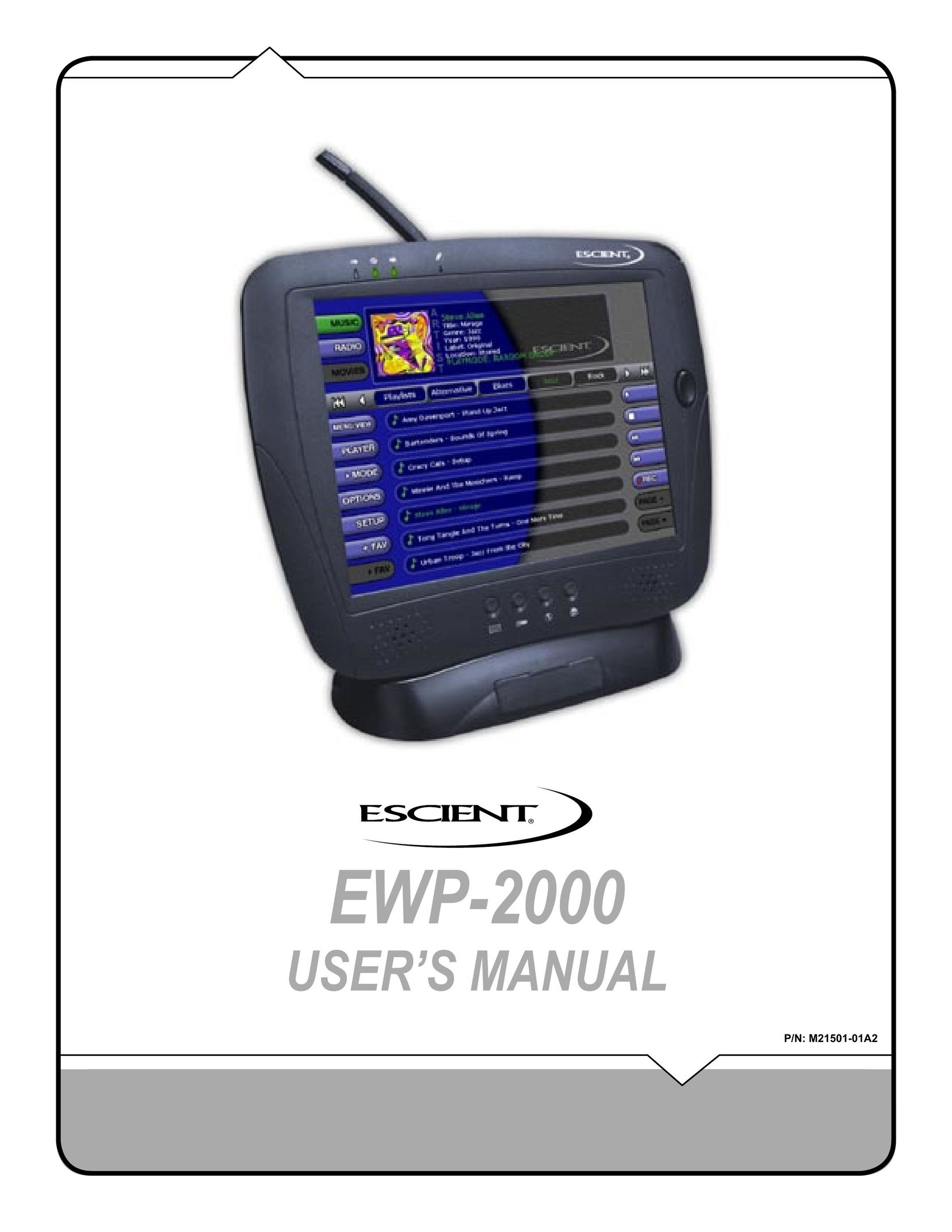 Escient EWP-2000 Universal Remote User Manual