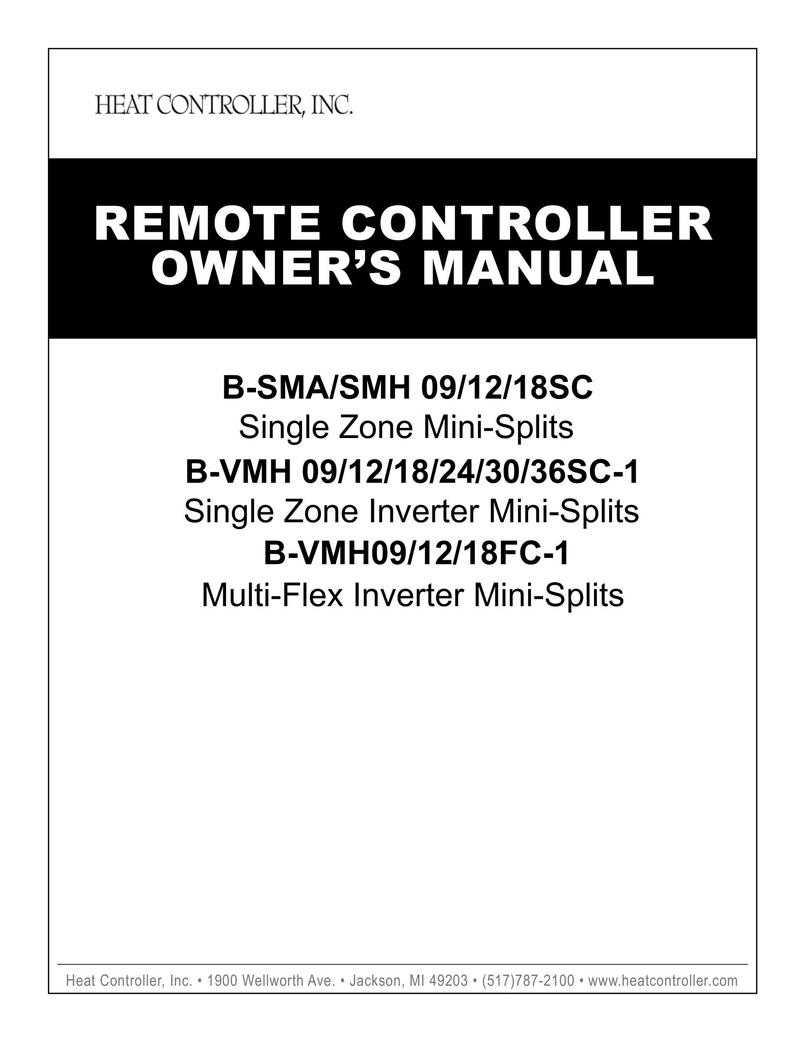 Heat Controller B-VMH 18 Universal Remote User Manual