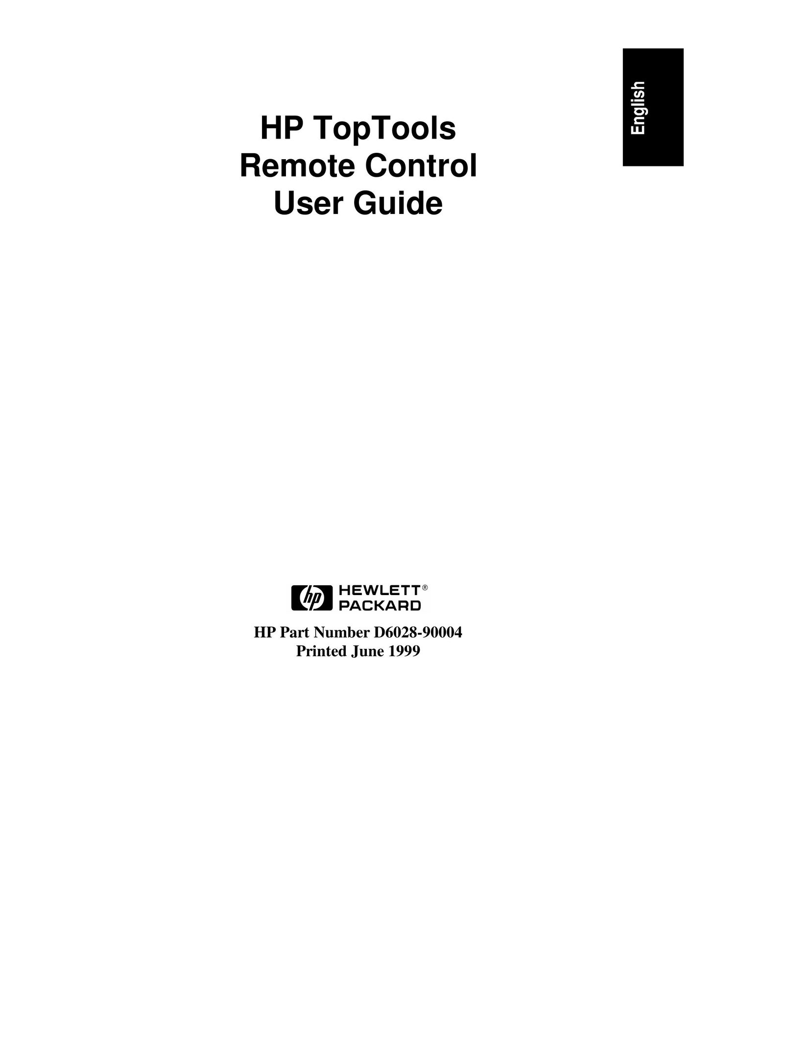 HP (Hewlett-Packard) D6028-90004 Universal Remote User Manual