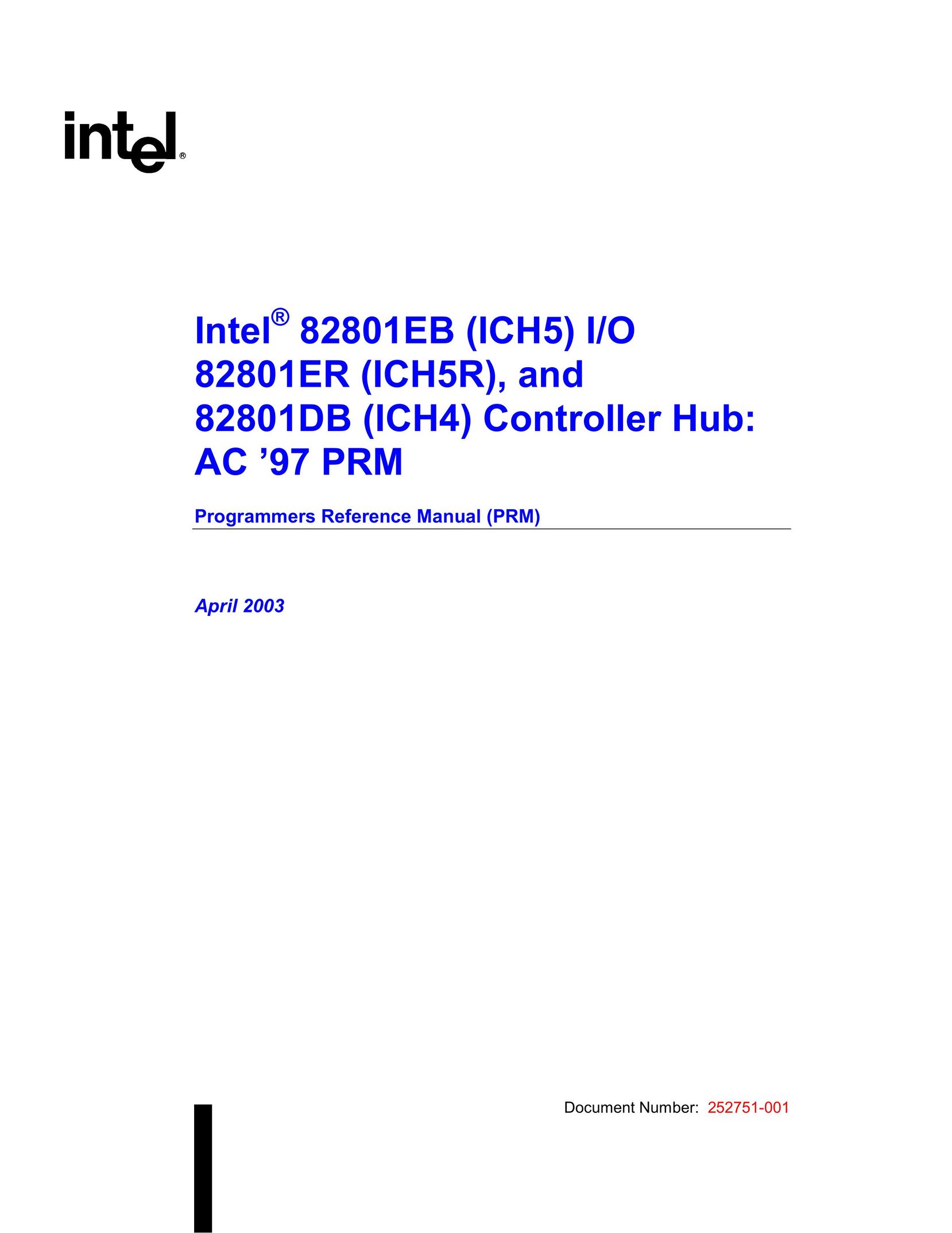 Intel 82801EB Universal Remote User Manual