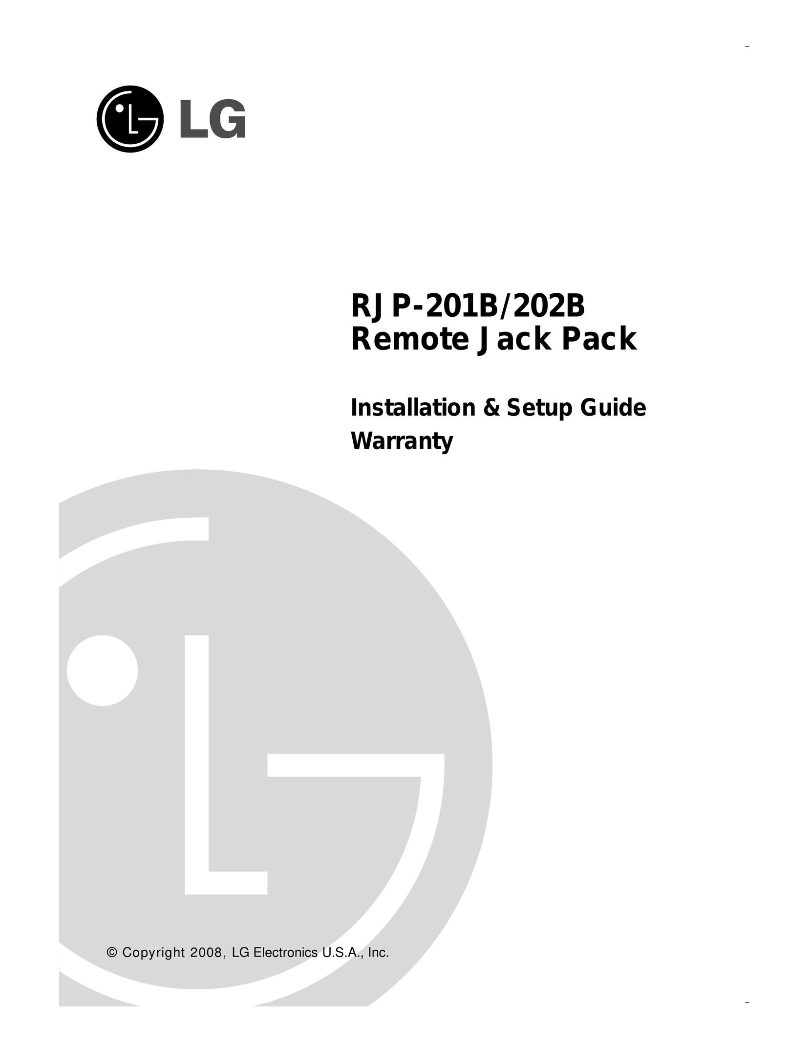 LG Electronics 202B Universal Remote User Manual