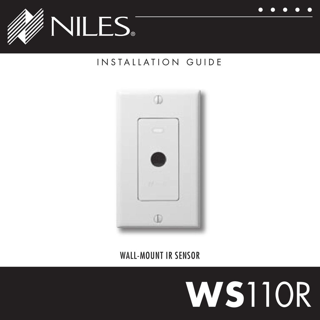 Niles Audio WS110R Universal Remote User Manual