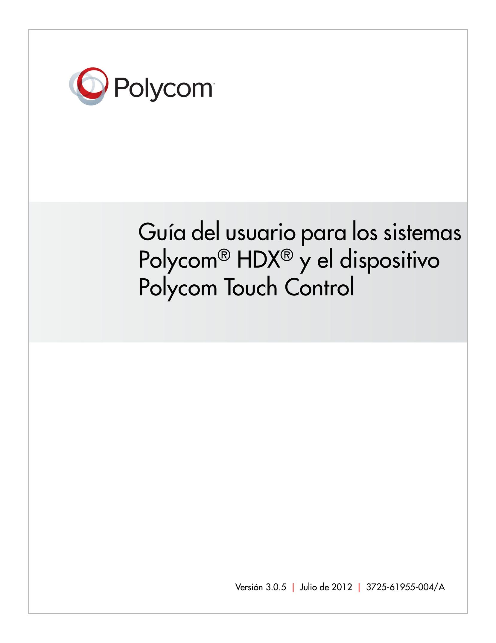 Polycom 3725-61955-004 Universal Remote User Manual