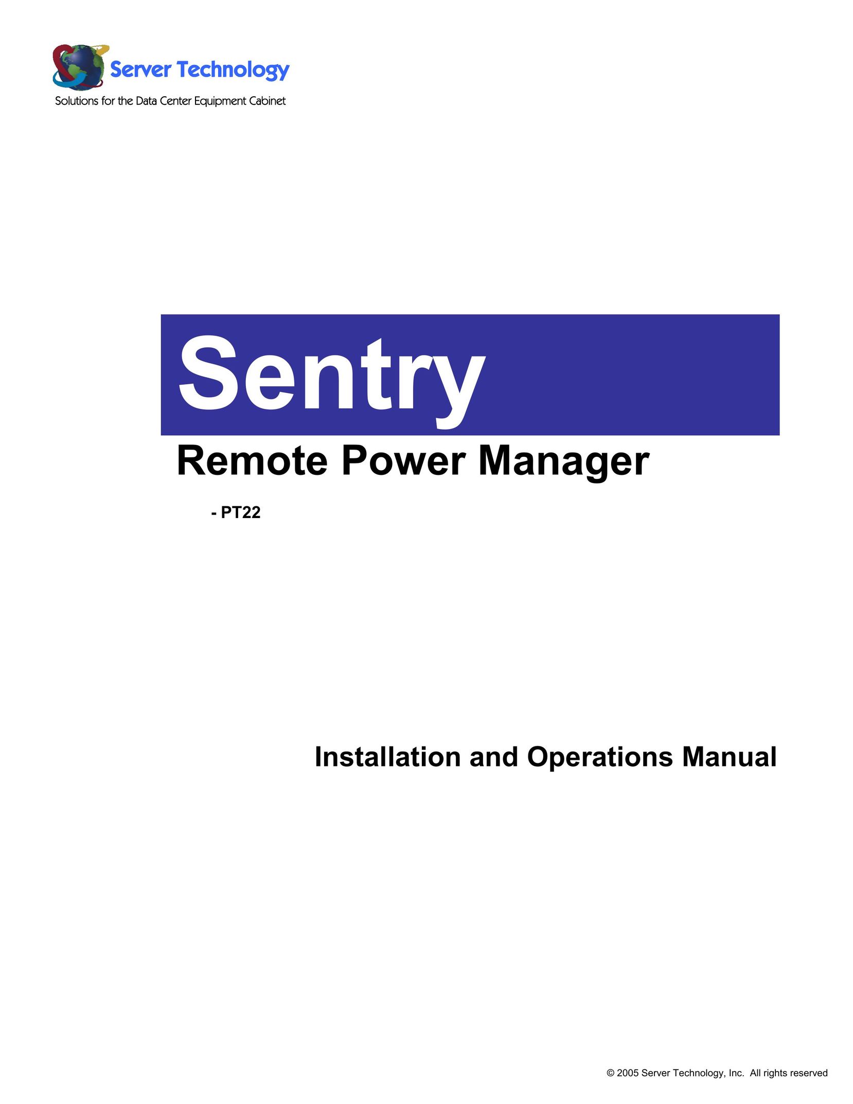 Sentry Industries PT22 Universal Remote User Manual