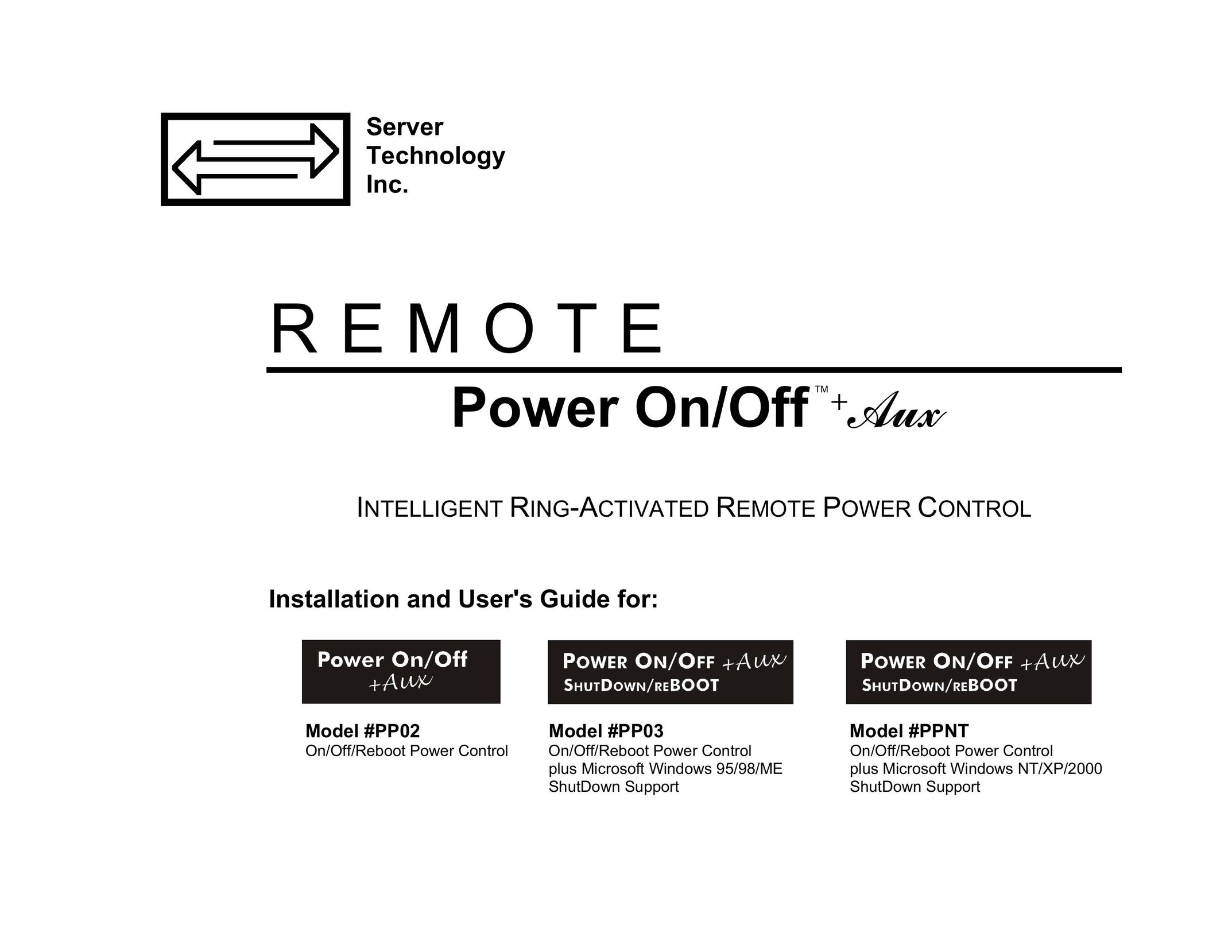 Server Technology PPNT Universal Remote User Manual