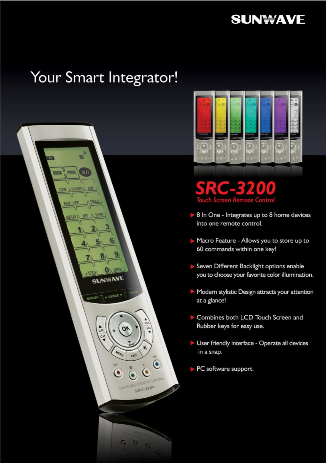Sunwave Tech. src-3200 Universal Remote User Manual