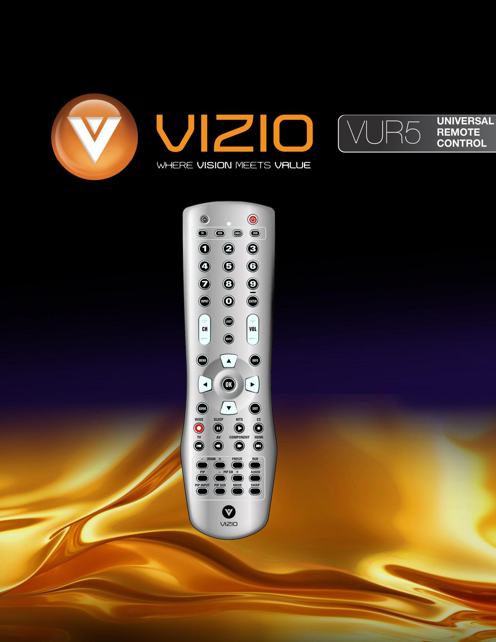 Vizio VUR5 Universal Remote User Manual