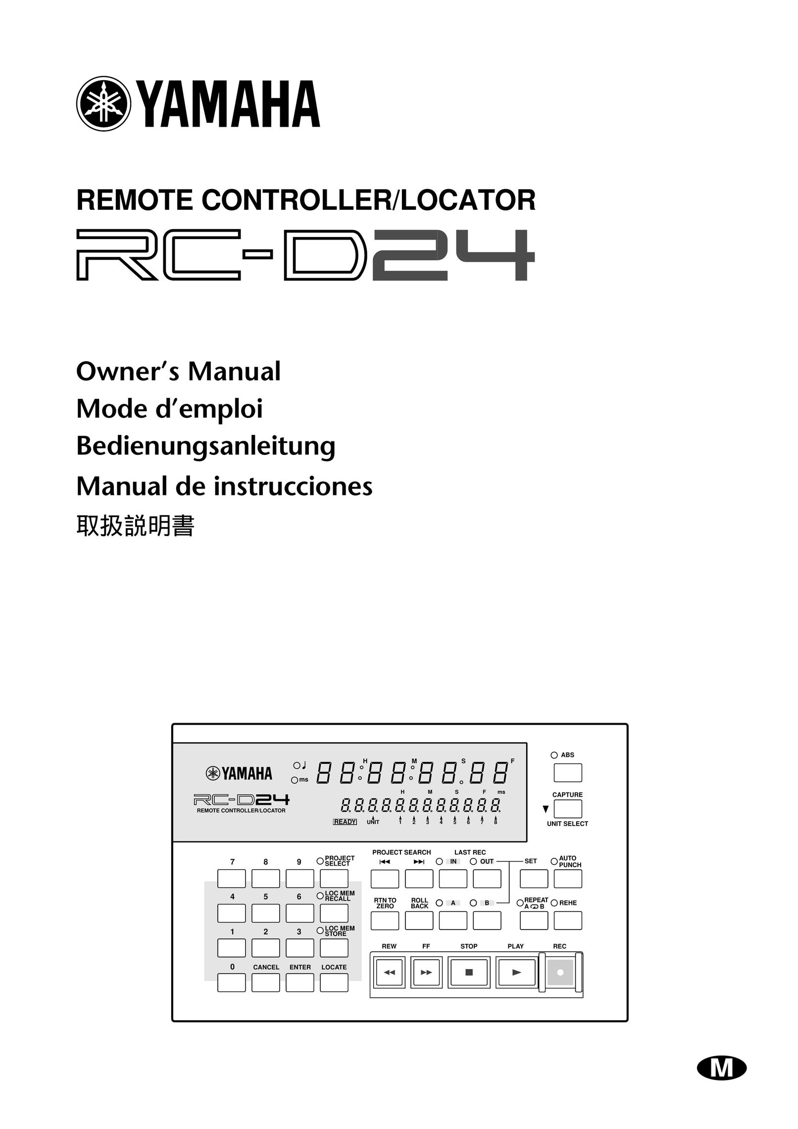 Yamaha RC-D24 Universal Remote User Manual