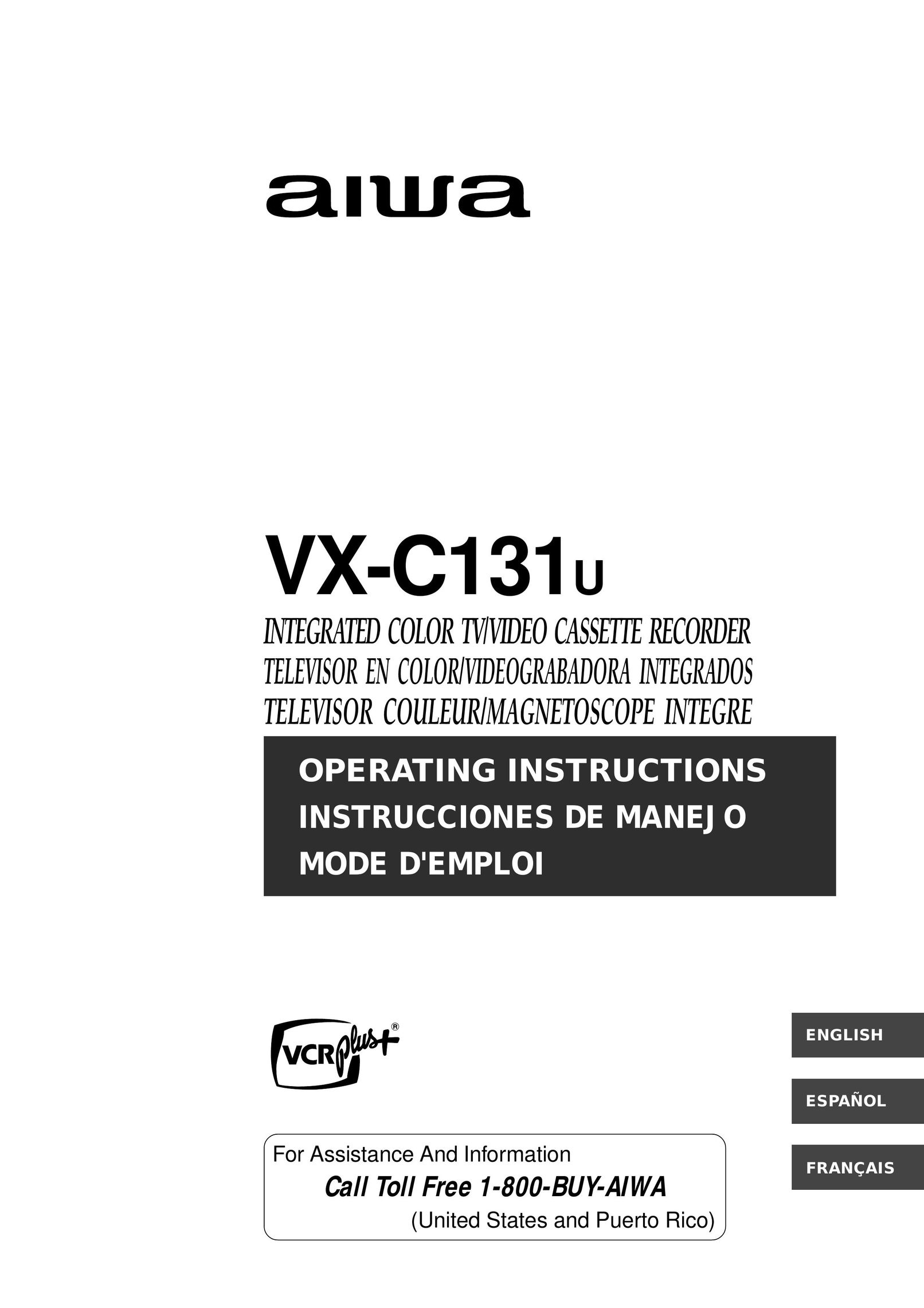 Aiwa VX-C131U VCR User Manual
