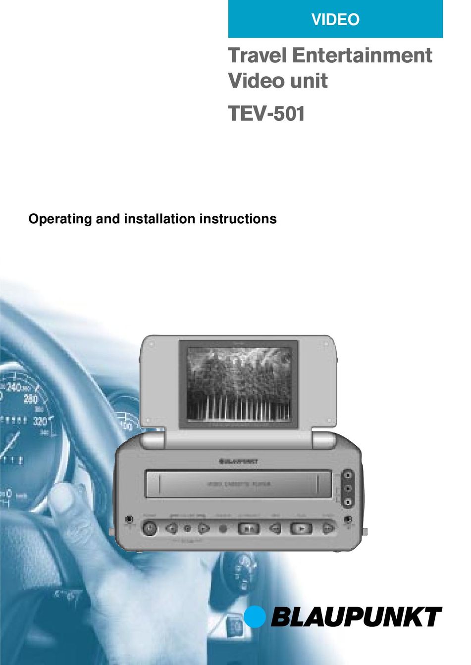 Blaupunkt TEV-501 VCR User Manual