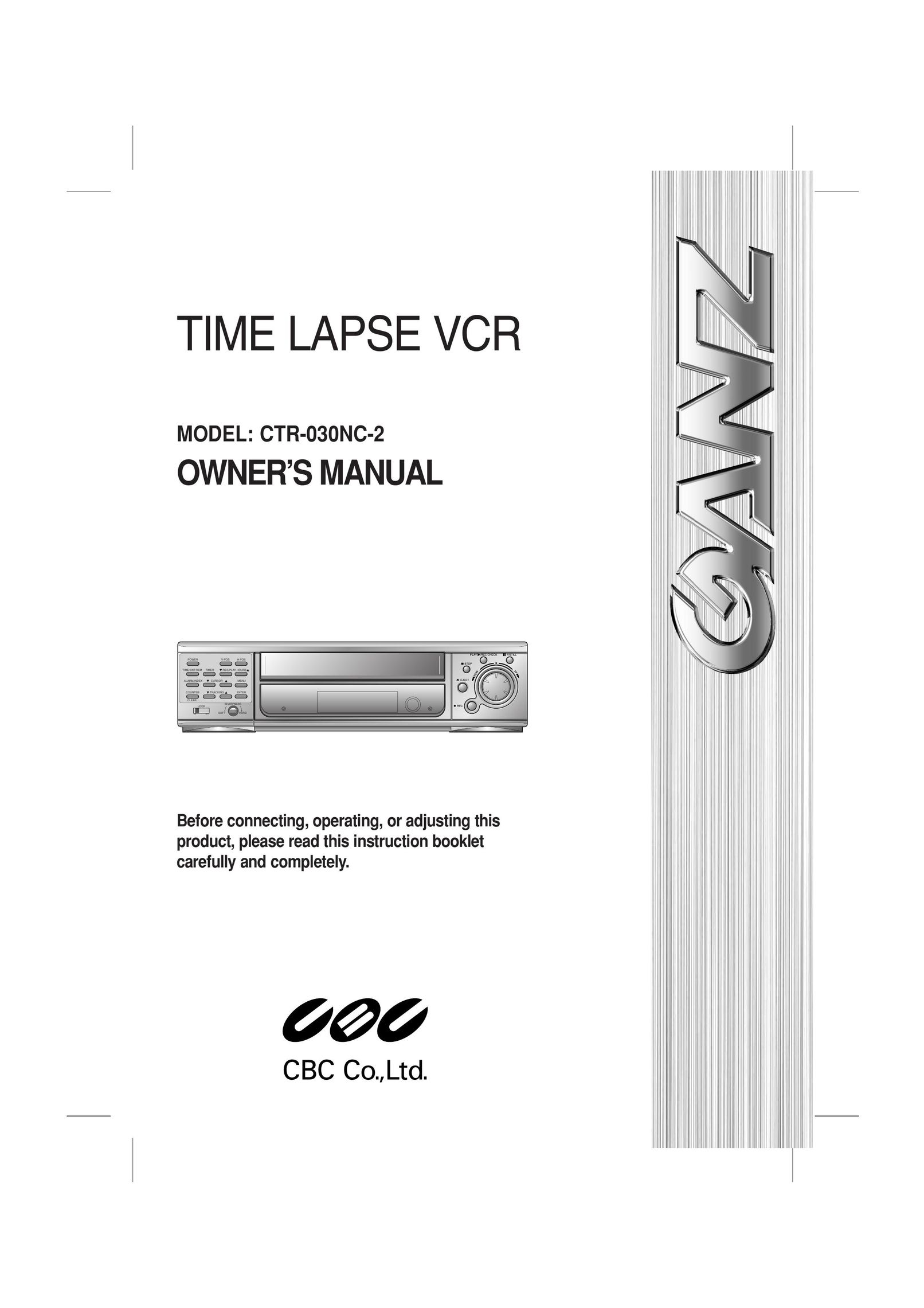 CBC CTR-030NC-2 VCR User Manual