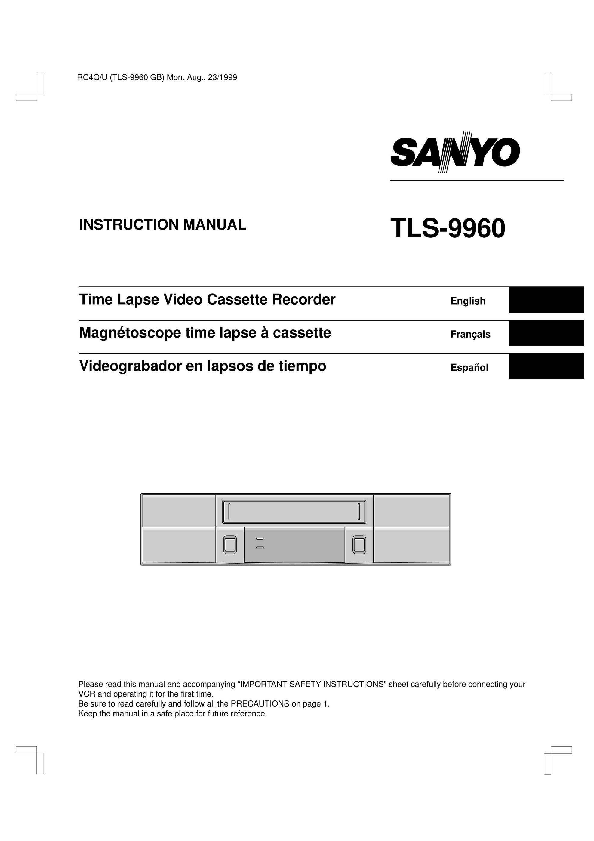 Fisher TLS-9960 VCR User Manual