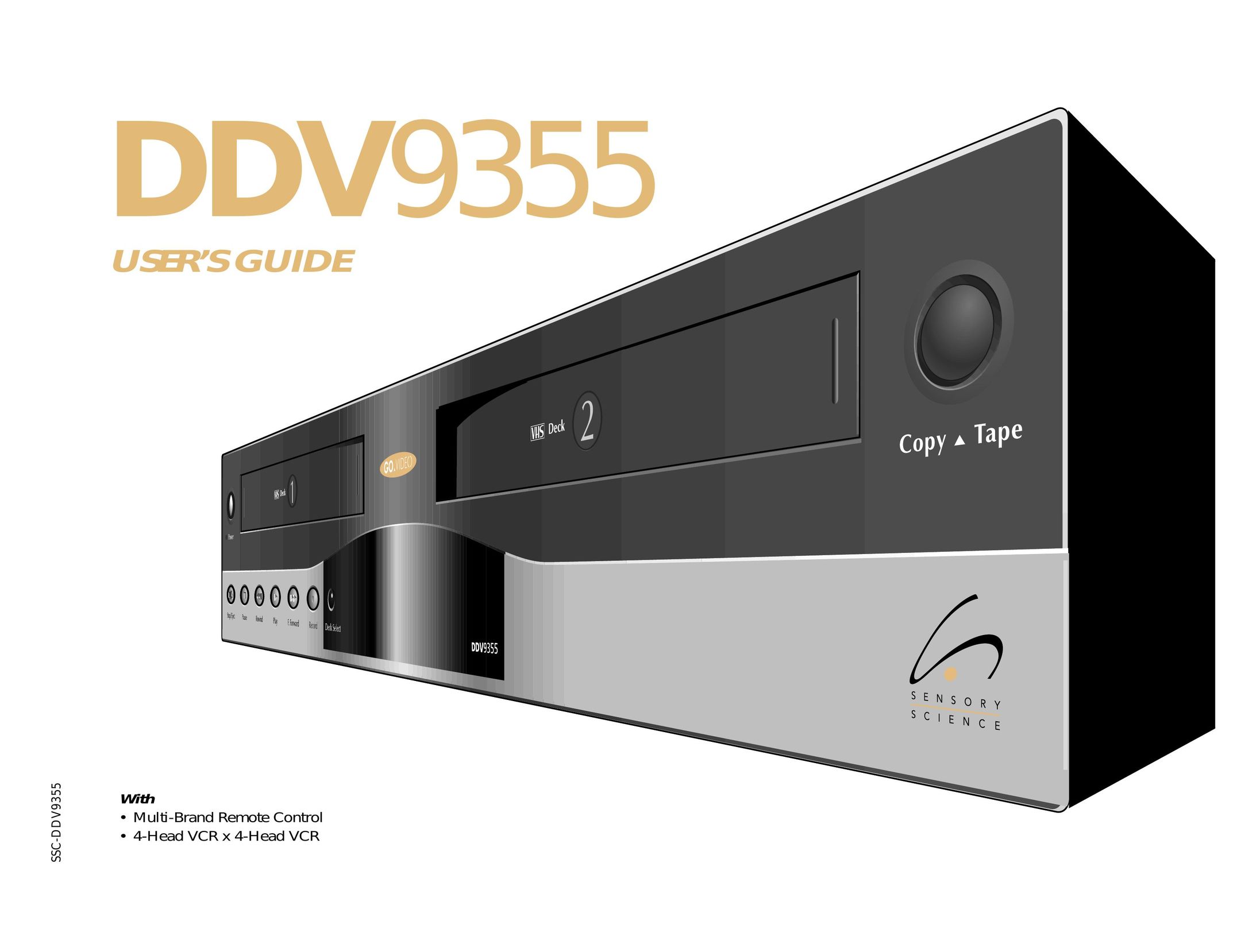 Go-Video DDV9355 VCR User Manual