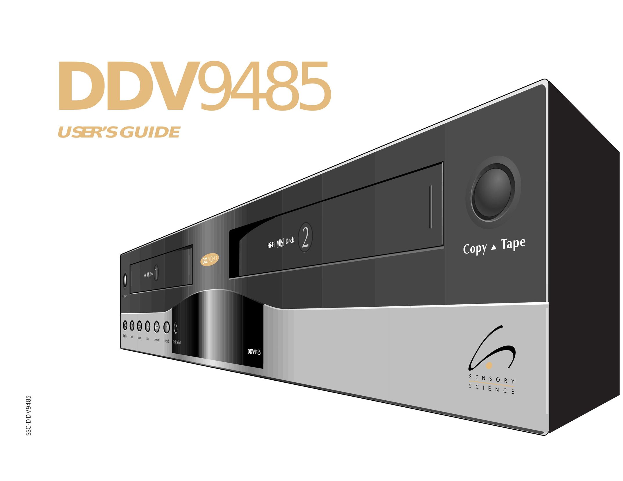 Go-Video DDV9485 VCR User Manual