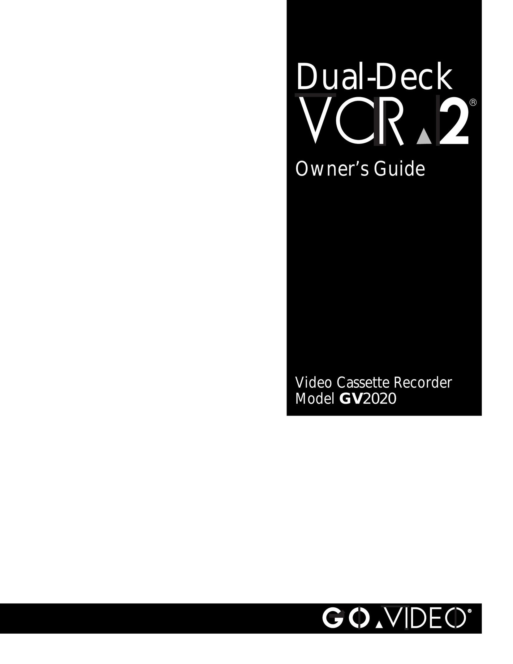 GoVideo GV2020 VCR User Manual