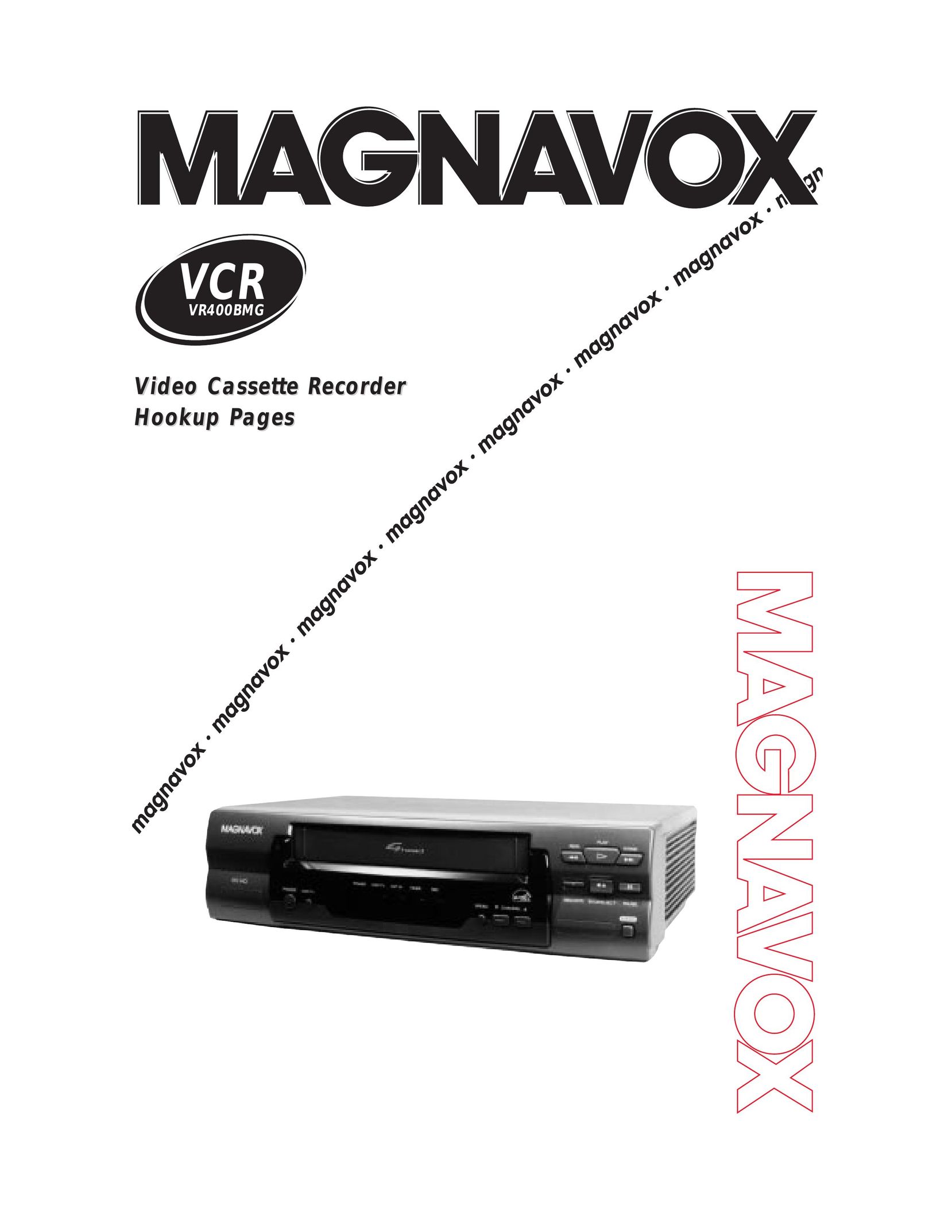 Magnavox VCRVR400BMG VCR User Manual