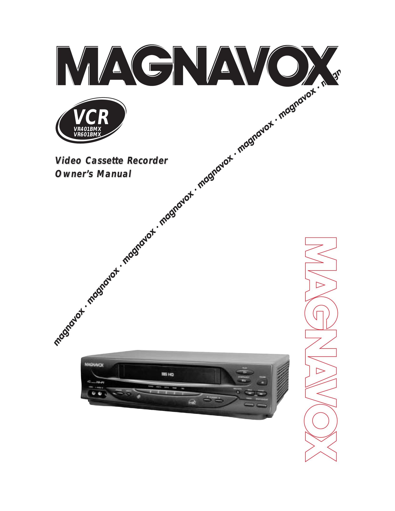 Magnavox VR601BMX VCR User Manual
