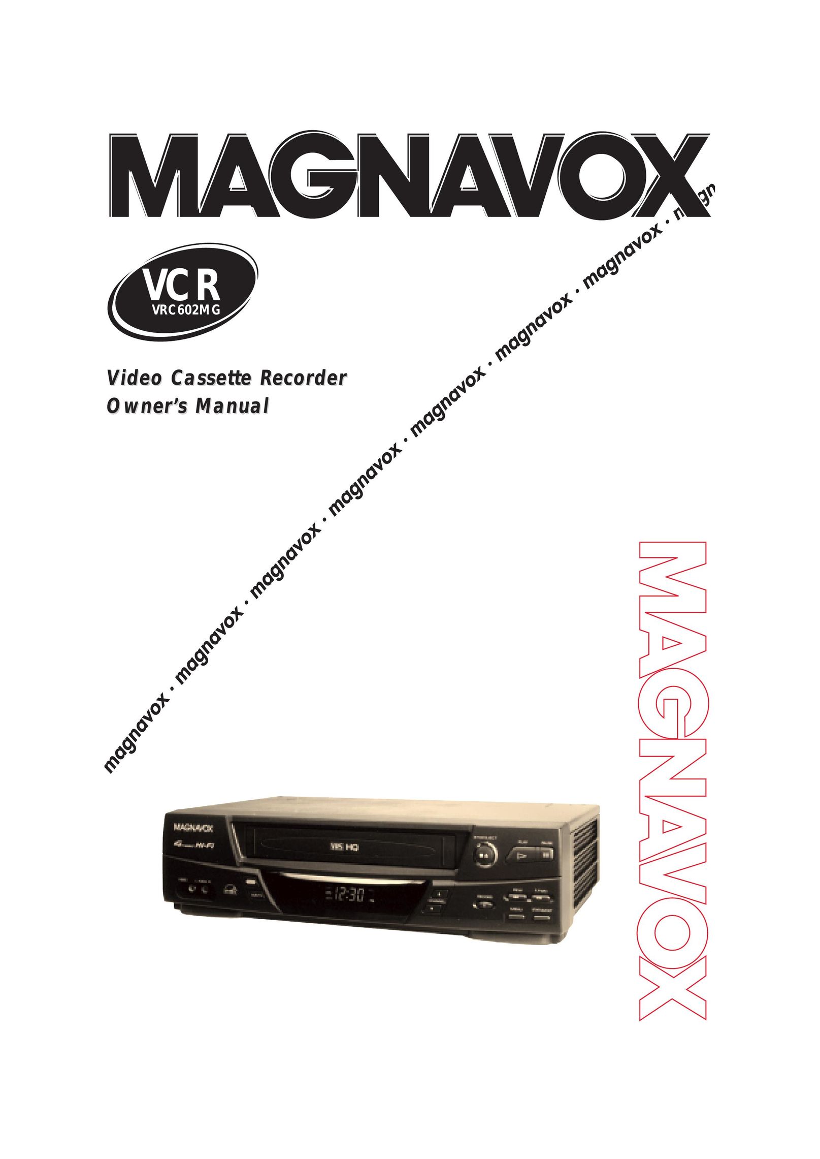 Magnavox VRC602MG VCR User Manual