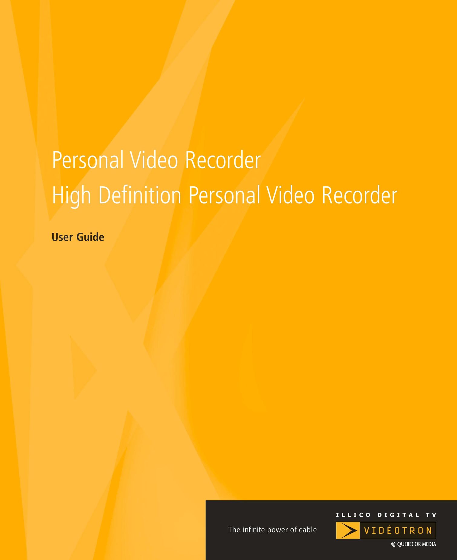 Mintek High Definition Personal Video Recorder VCR User Manual