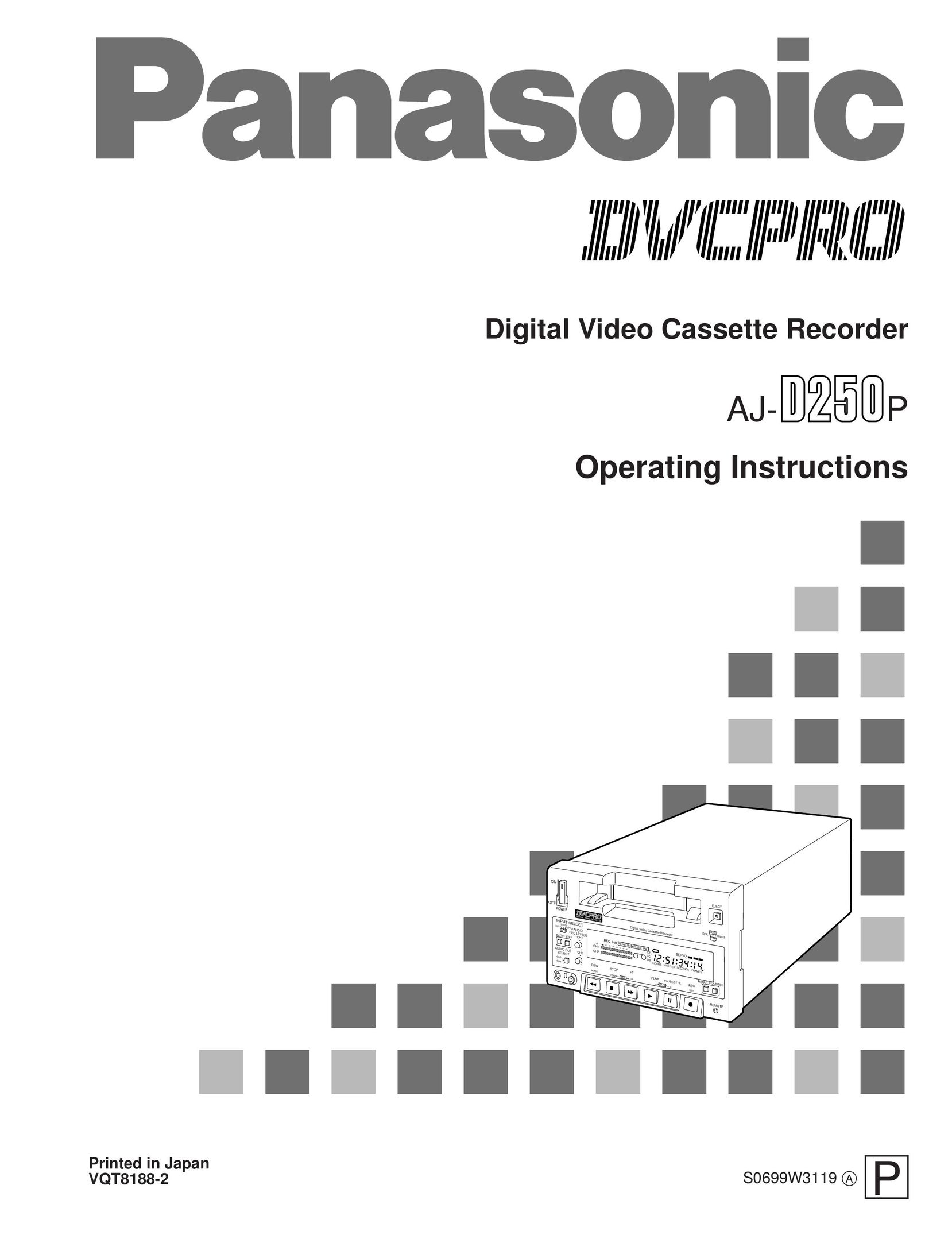 Panasonic AJ-D250P VCR User Manual